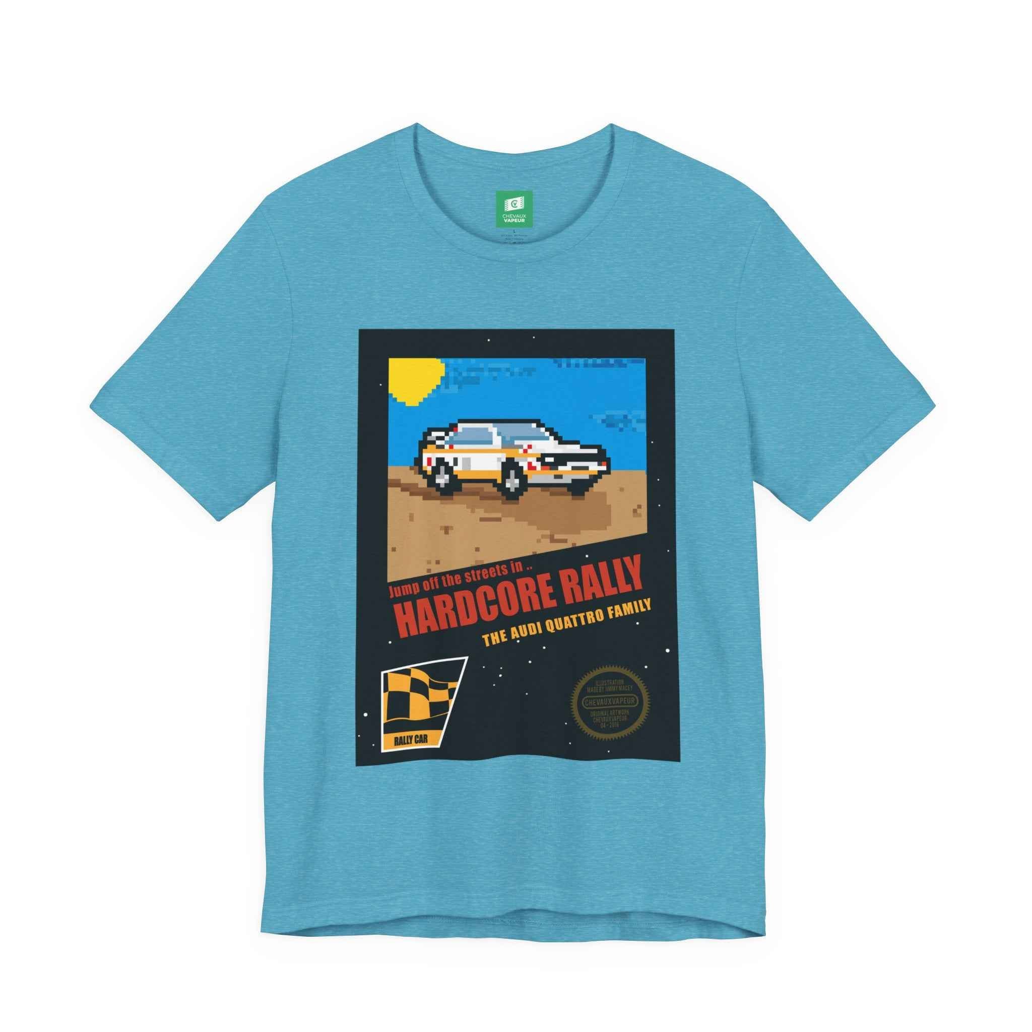 Audi Quattro NES Style T-Shirt - 8-Bit Rally Pixel Art Tee