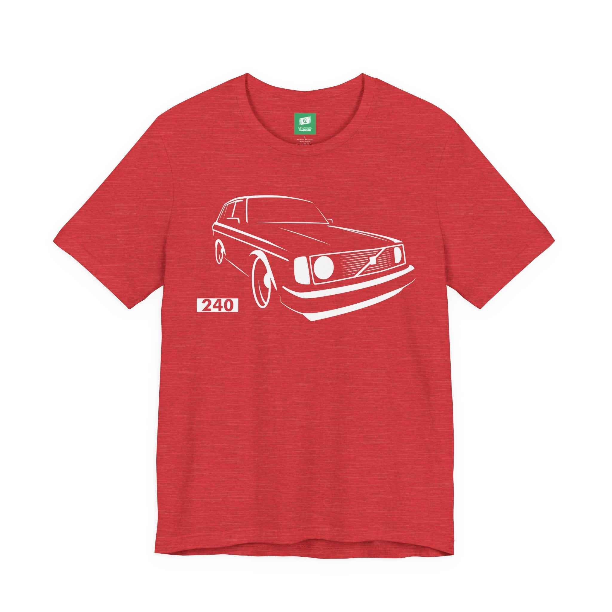 Volvo 240 T-Shirt - Classic Brick Car Tee