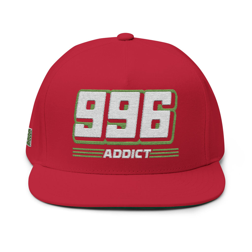 996 Addict Flat Bill Hat by ChevauxVapeur | Classic Porsche Cap - ChevauxVapeur
