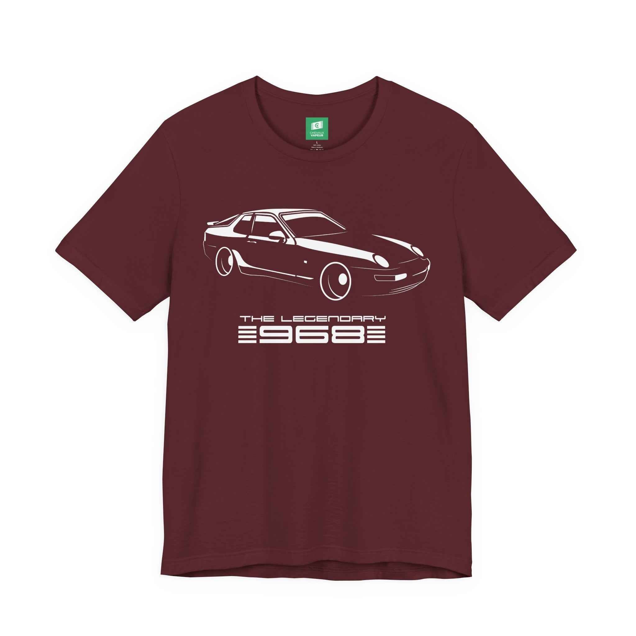 Porsche 968 T-Shirt - Legends Never Die - Vintage Classic Car Tee