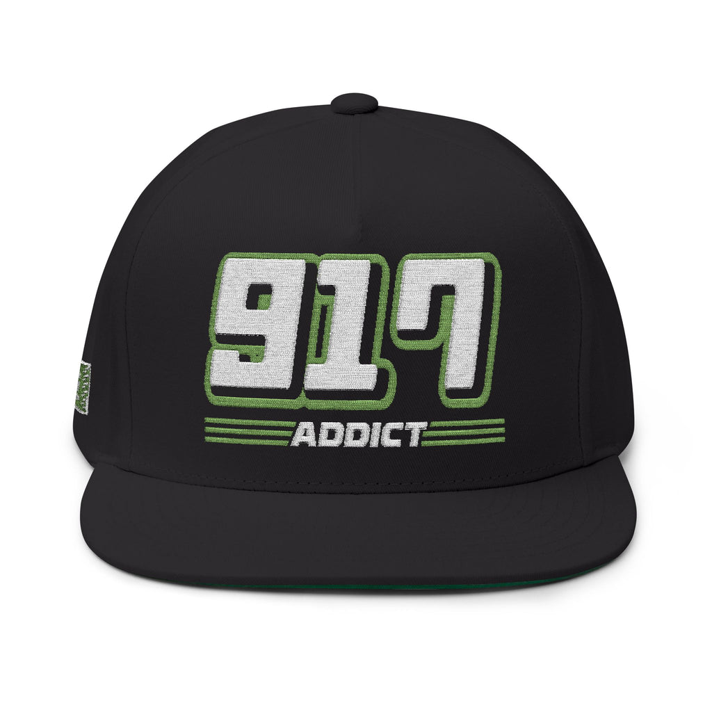 917 Addict Flat Bill Hat by ChevauxVapeur | Classic Porsche Racing Cap - ChevauxVapeur