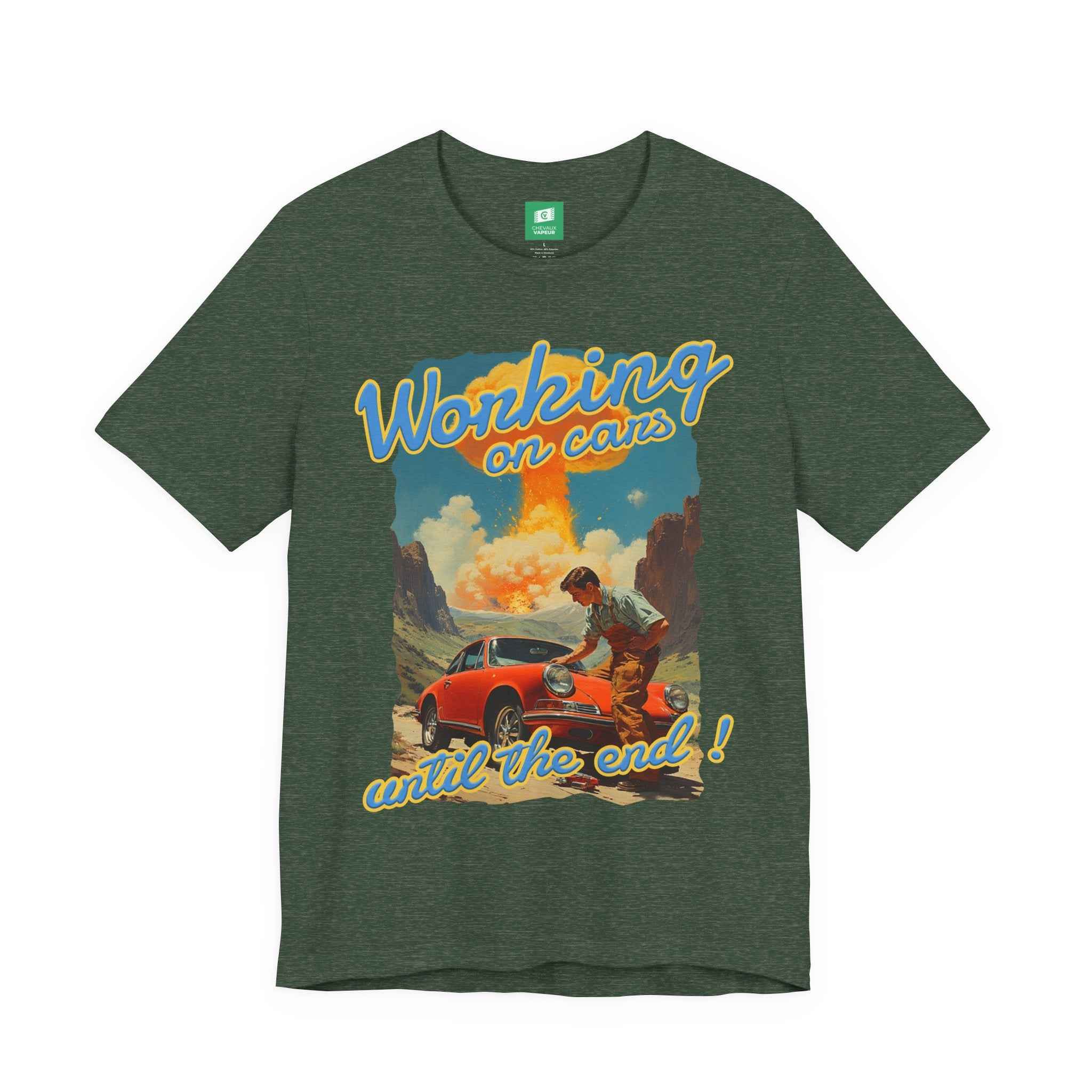 Vintage Porsche 911 Enthusiast Tee, Working on Cars Graphic Shirt