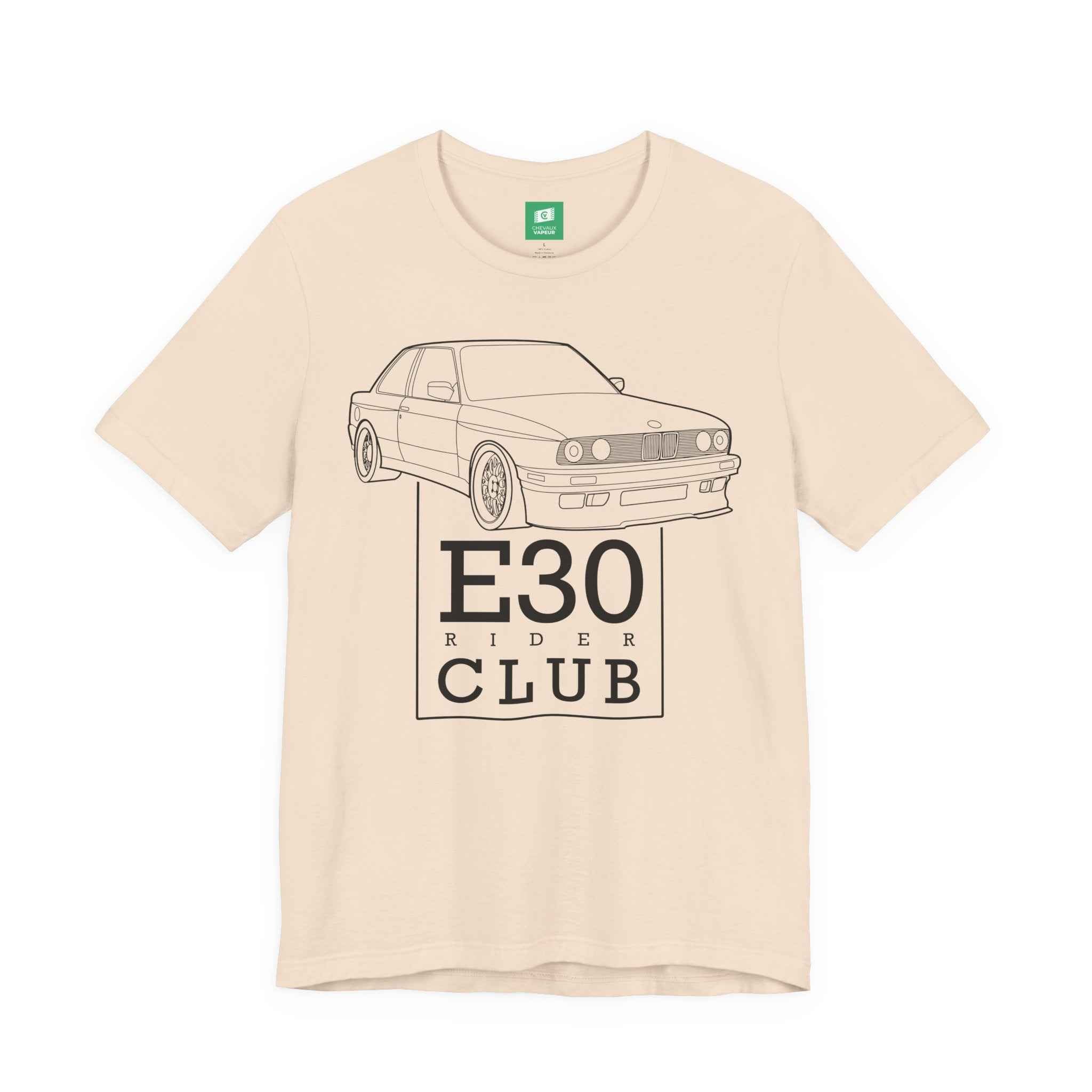 BMW E30 T-Shirt - Retro 3 Series Classic Car Tee