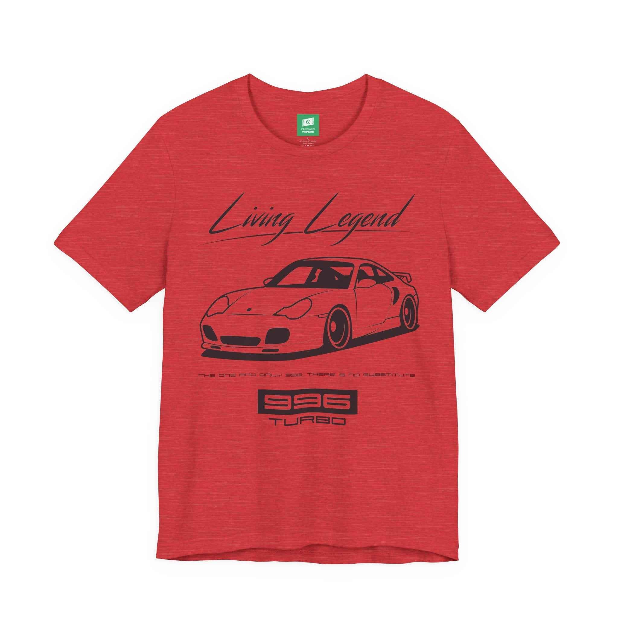 Porsche 996 Turbo T-Shirt - Legends Never Die - Classic 911 Turbo Tee