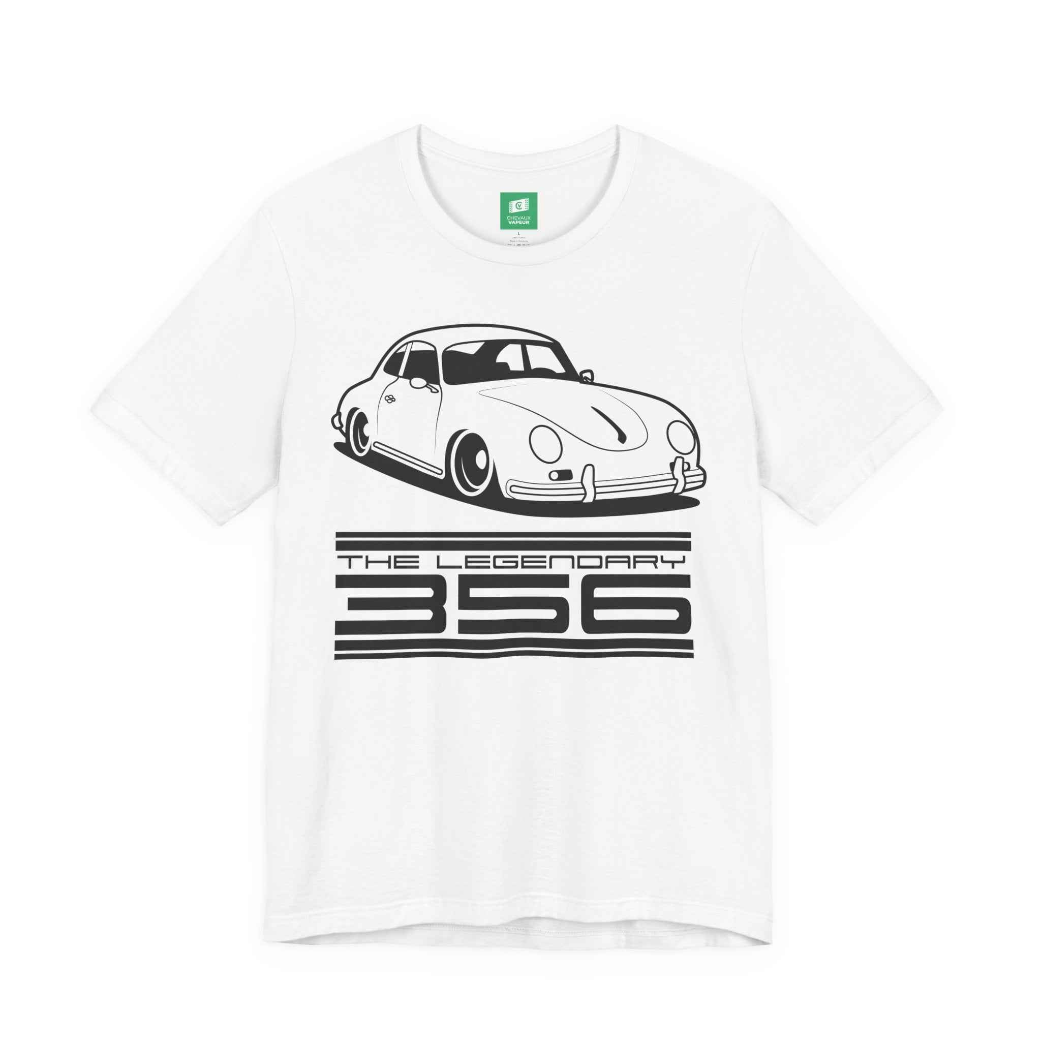 Porsche 356 T-Shirt - Legends Never Die - Classic Aircooled Porsche Tee