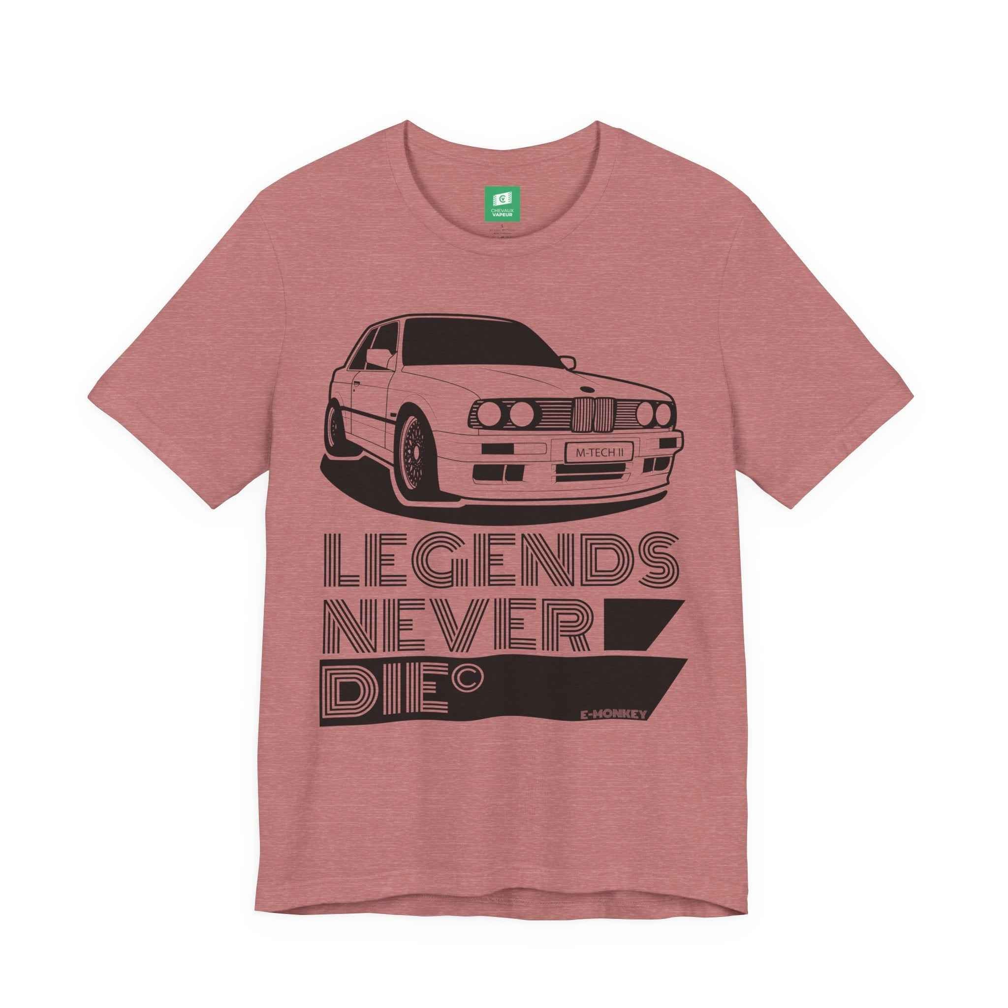 BMW E30 M-Tech 2 T-Shirt - Legends Never Die