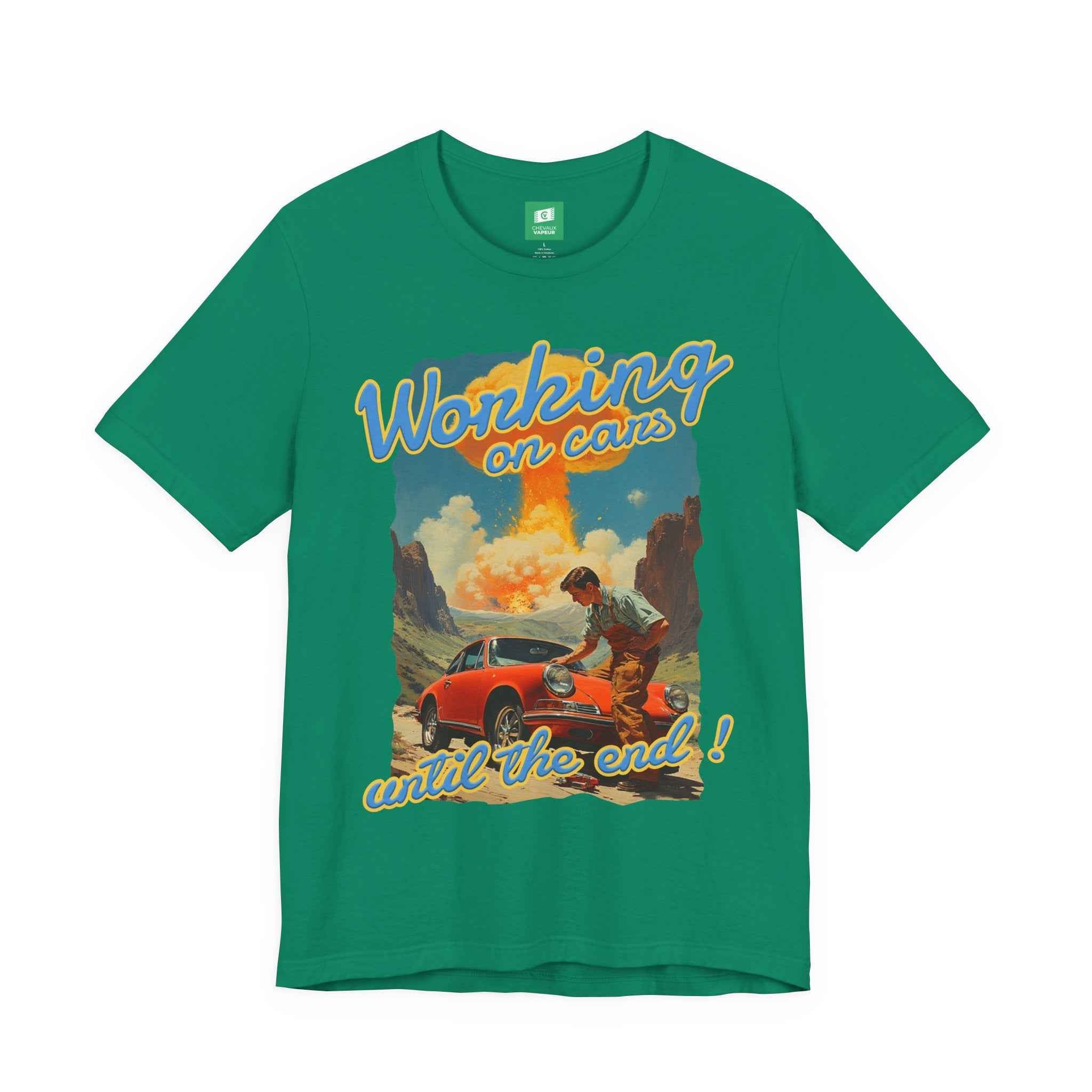 Vintage Porsche 911 Enthusiast Tee, Working on Cars Graphic Shirt