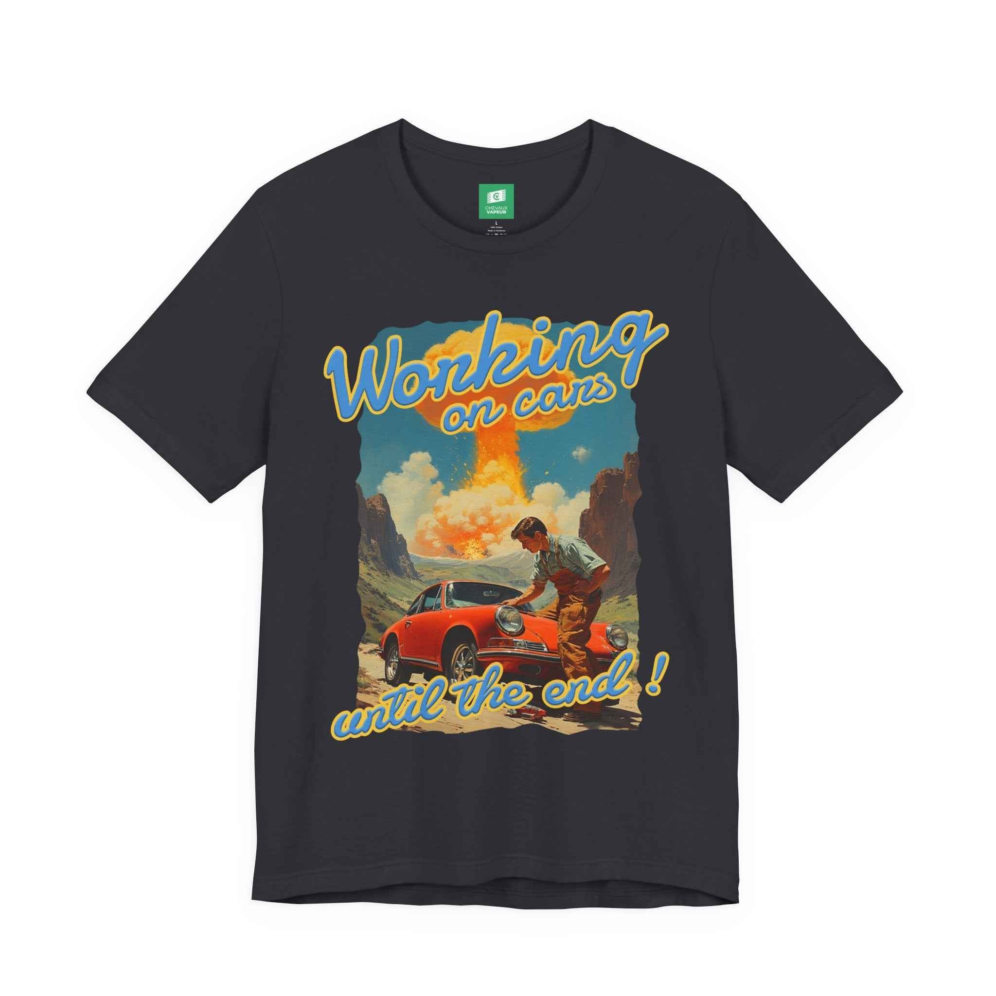 Vintage Porsche 911 Enthusiast Tee, Working on Cars Graphic Shirt