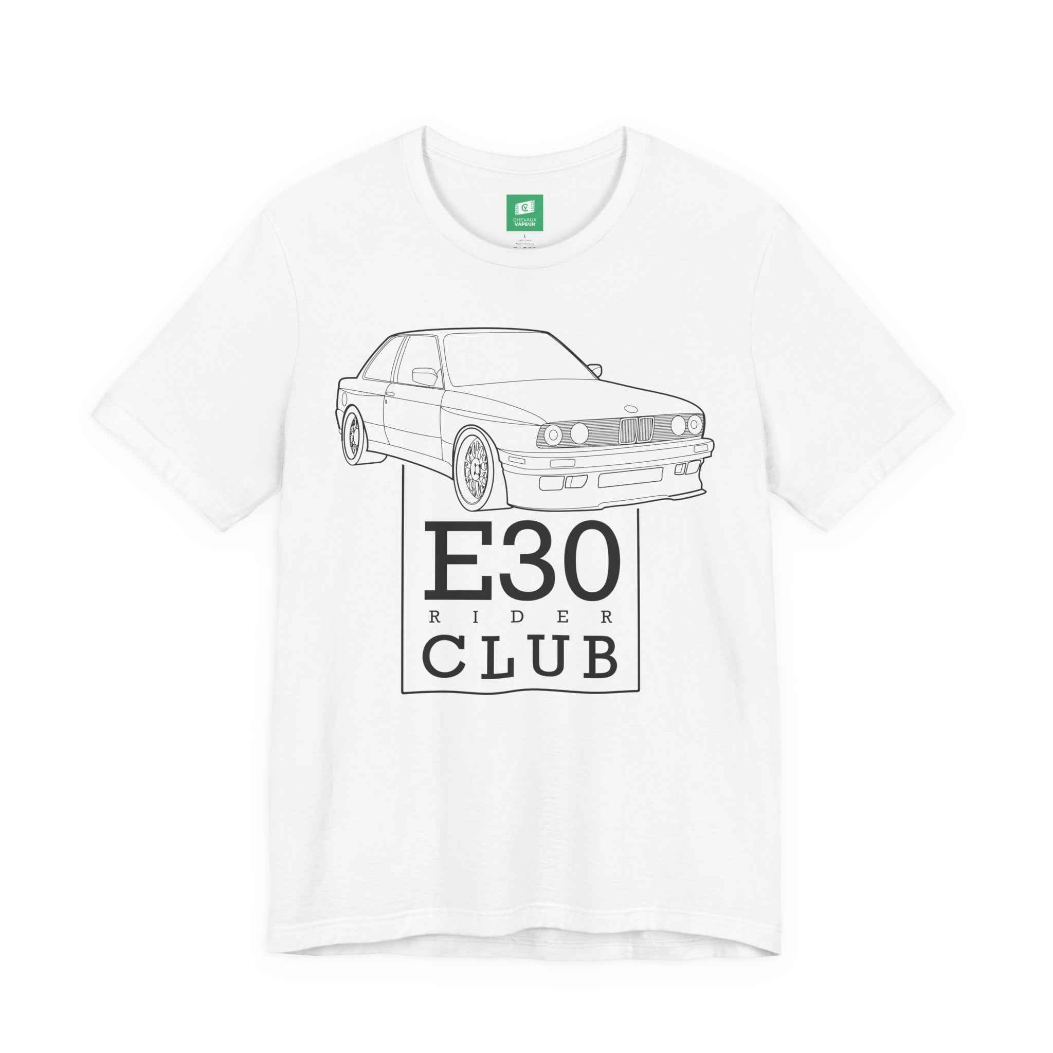 BMW E30 T-Shirt - Retro 3 Series Classic Car Tee