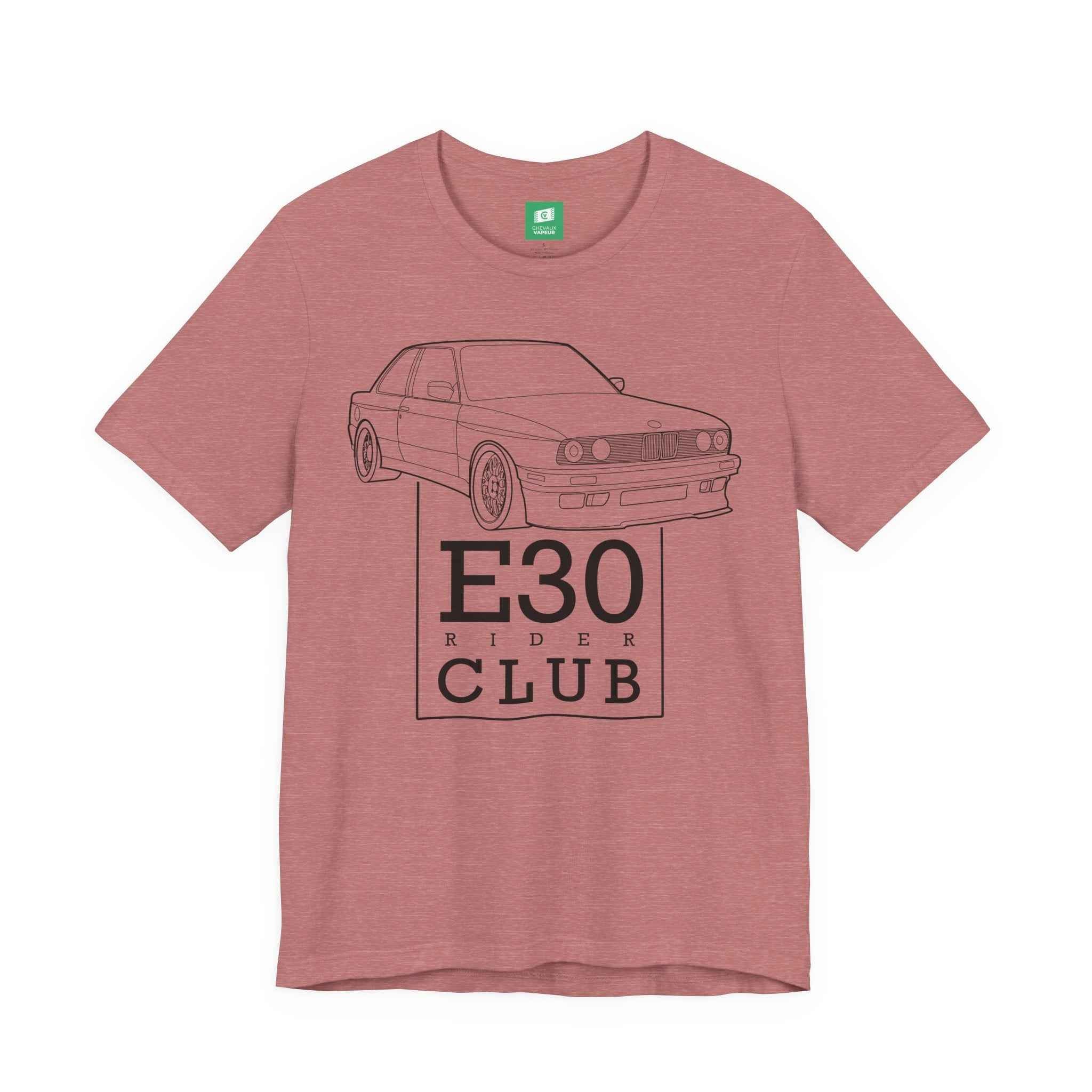 BMW E30 T-Shirt - Retro 3 Series Classic Car Tee