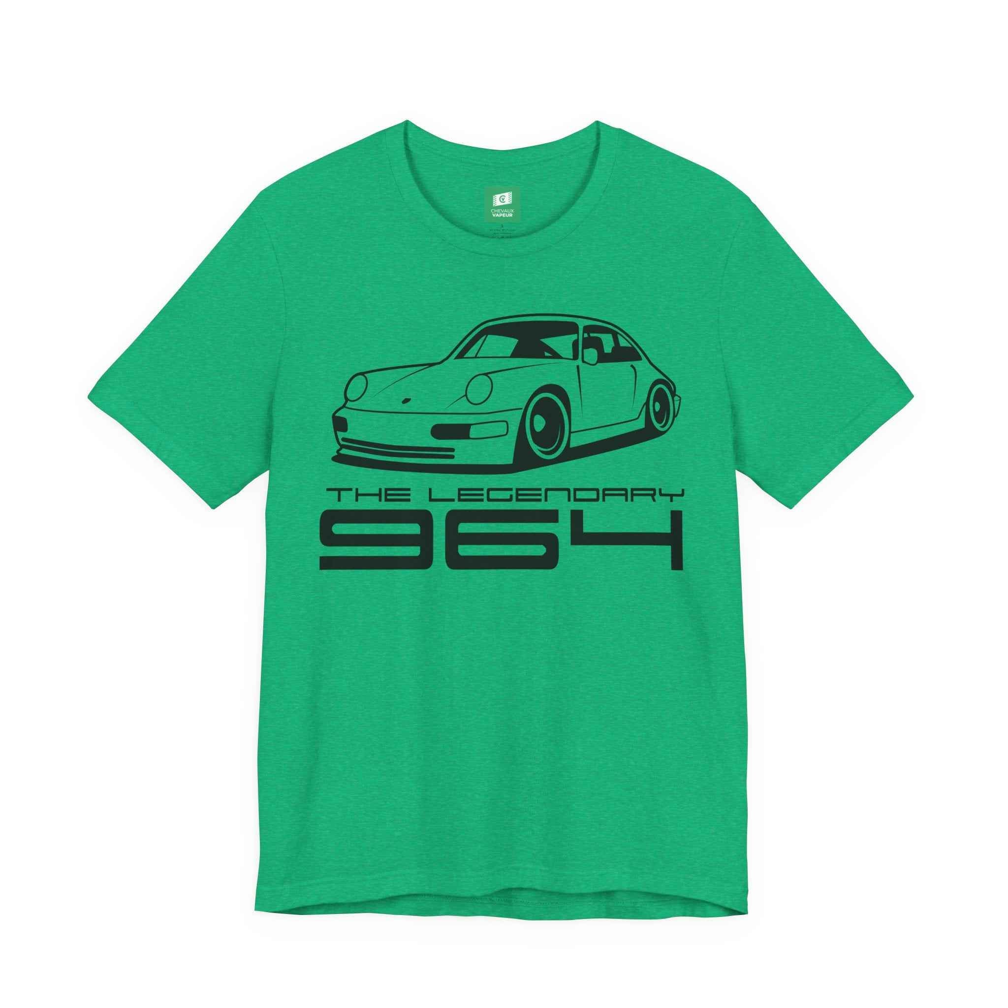 Porsche 964 T-Shirt - Legends Never Die - Aircooled Classic Car Tee