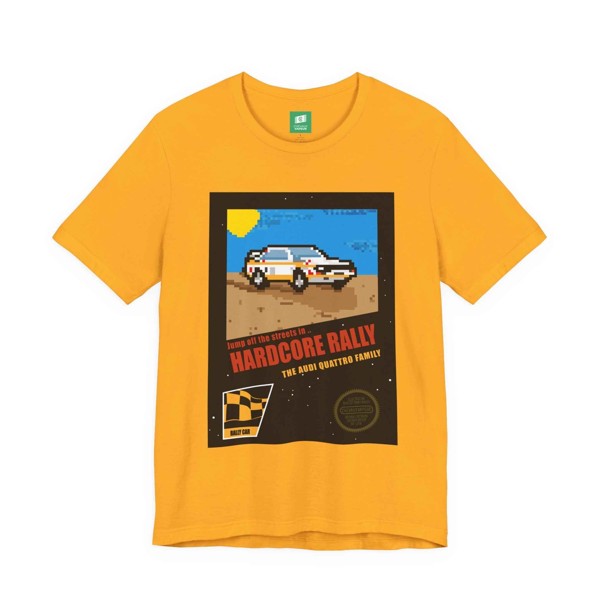 Audi Quattro NES Style T-Shirt - 8-Bit Rally Pixel Art Tee