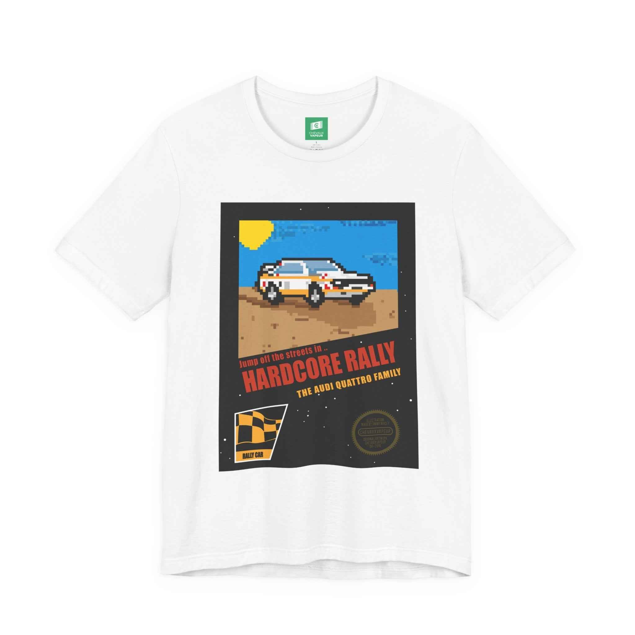 Audi Quattro NES Style T-Shirt - 8-Bit Rally Pixel Art Tee