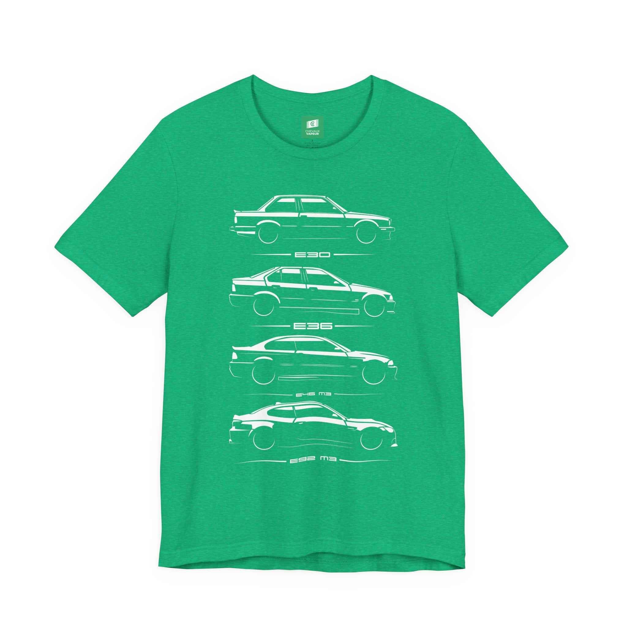 BMW 3 Series T-Shirt - E30 E36 E46 M3 E92 M3 Tee