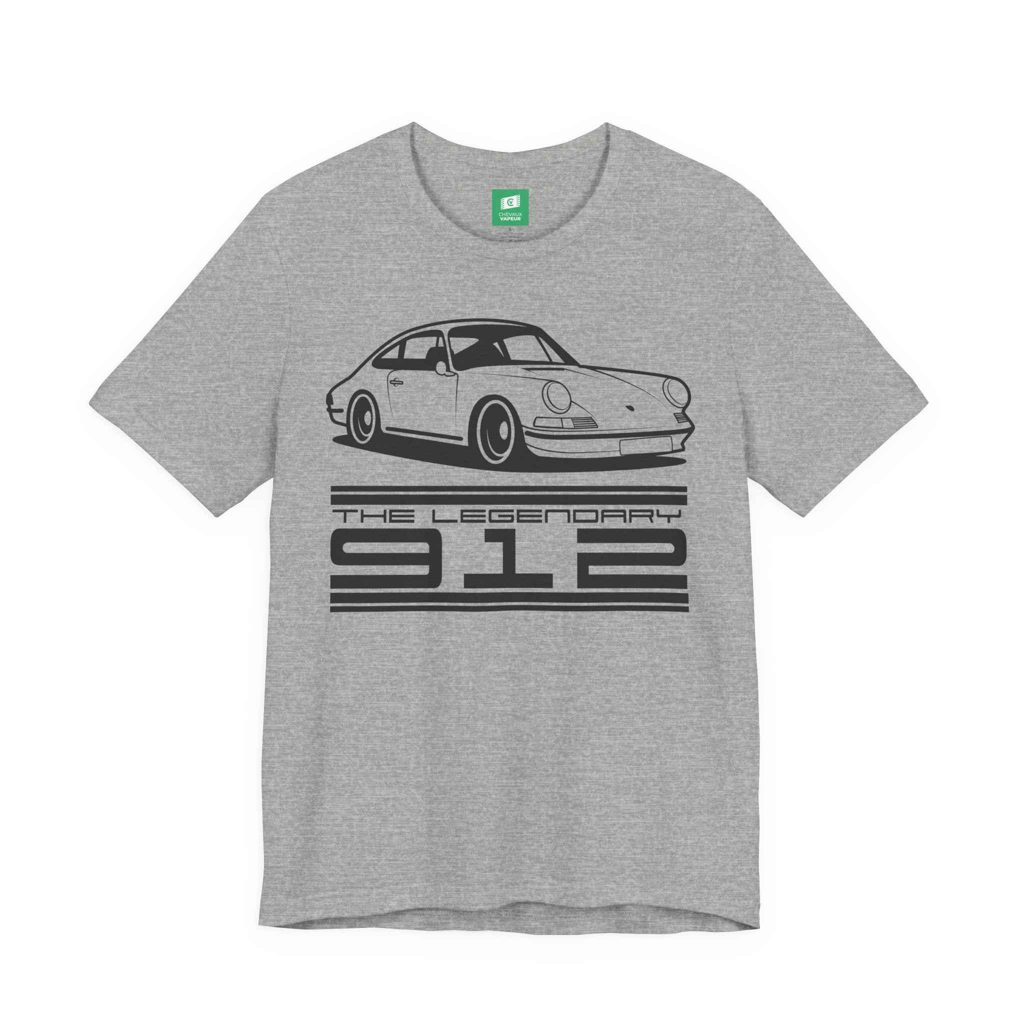 Porsche 912 T-Shirt Legends Never Die - Vintage Aircooled Classic Car Tee