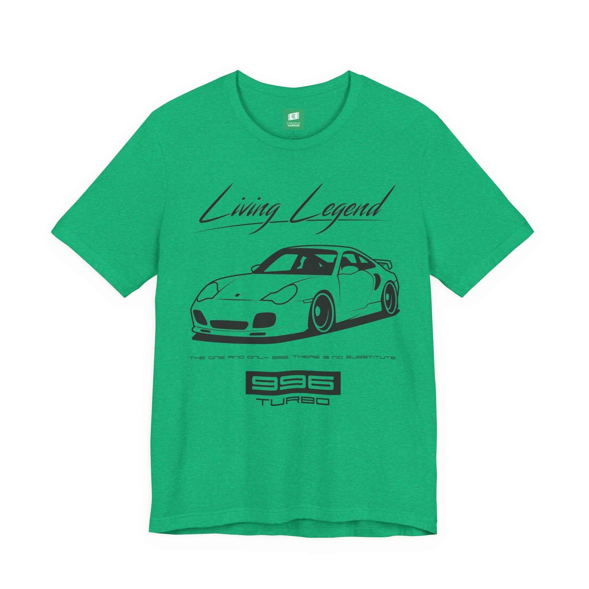 Porsche 996 Turbo T-Shirt - Legends Never Die - Classic 911 Turbo Tee