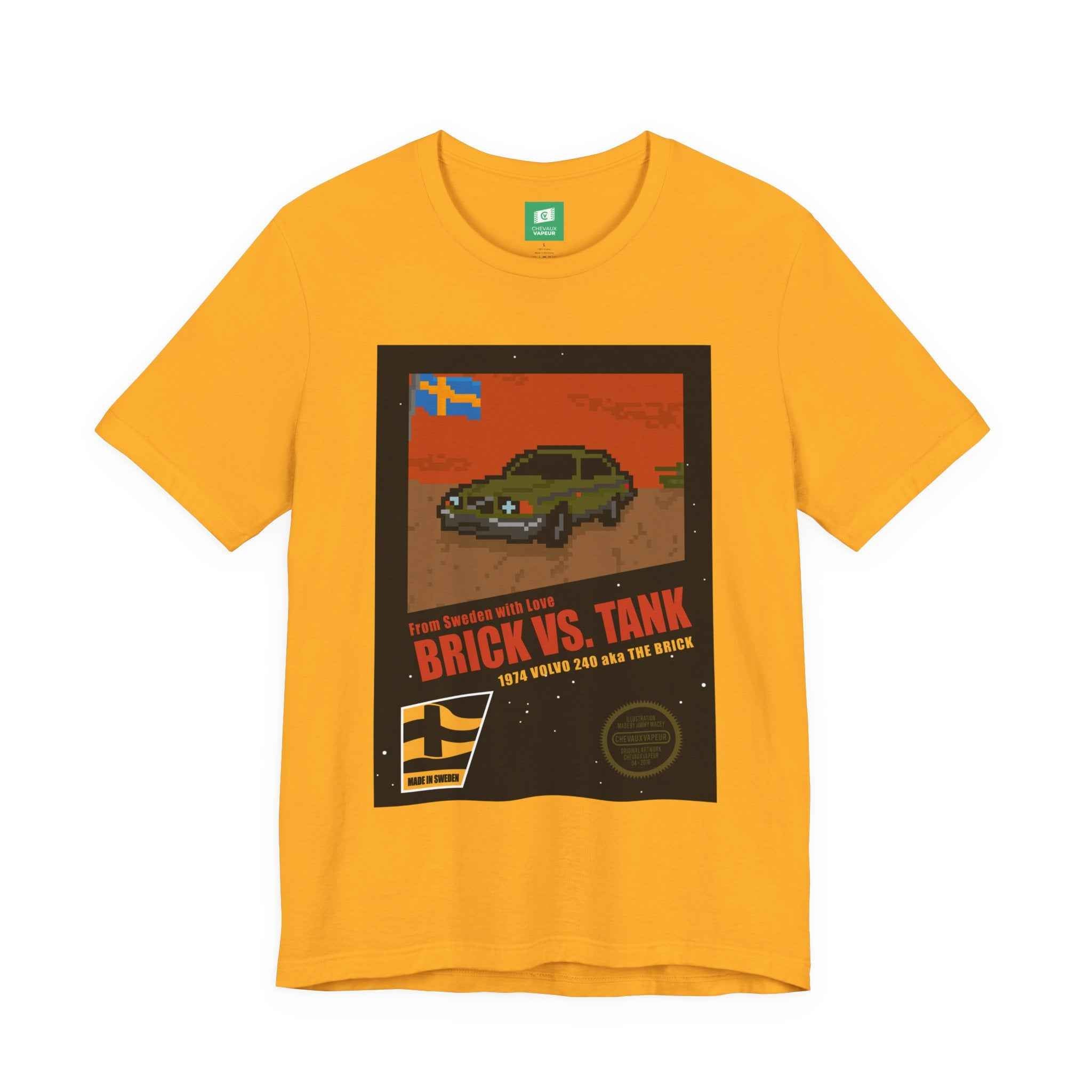 Volvo 240 NES Style T-Shirt - 8-Bit Retro Pixel Car Tee