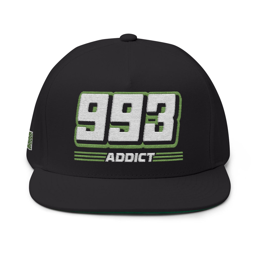 993 Addict Flat Bill Hat by ChevauxVapeur | Classic Porsche Cap - ChevauxVapeur