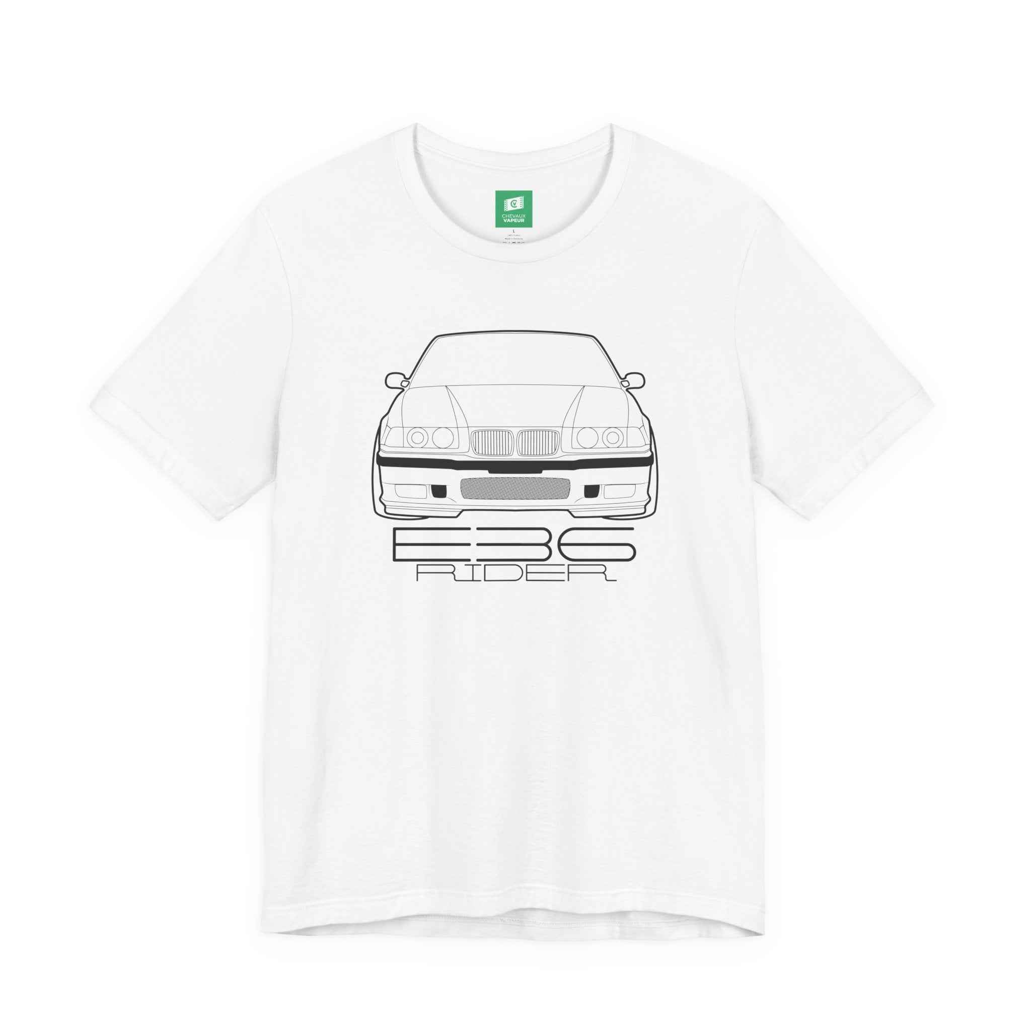 BMW E36 Rider T-Shirt - Classic 3 Series Retro Tee