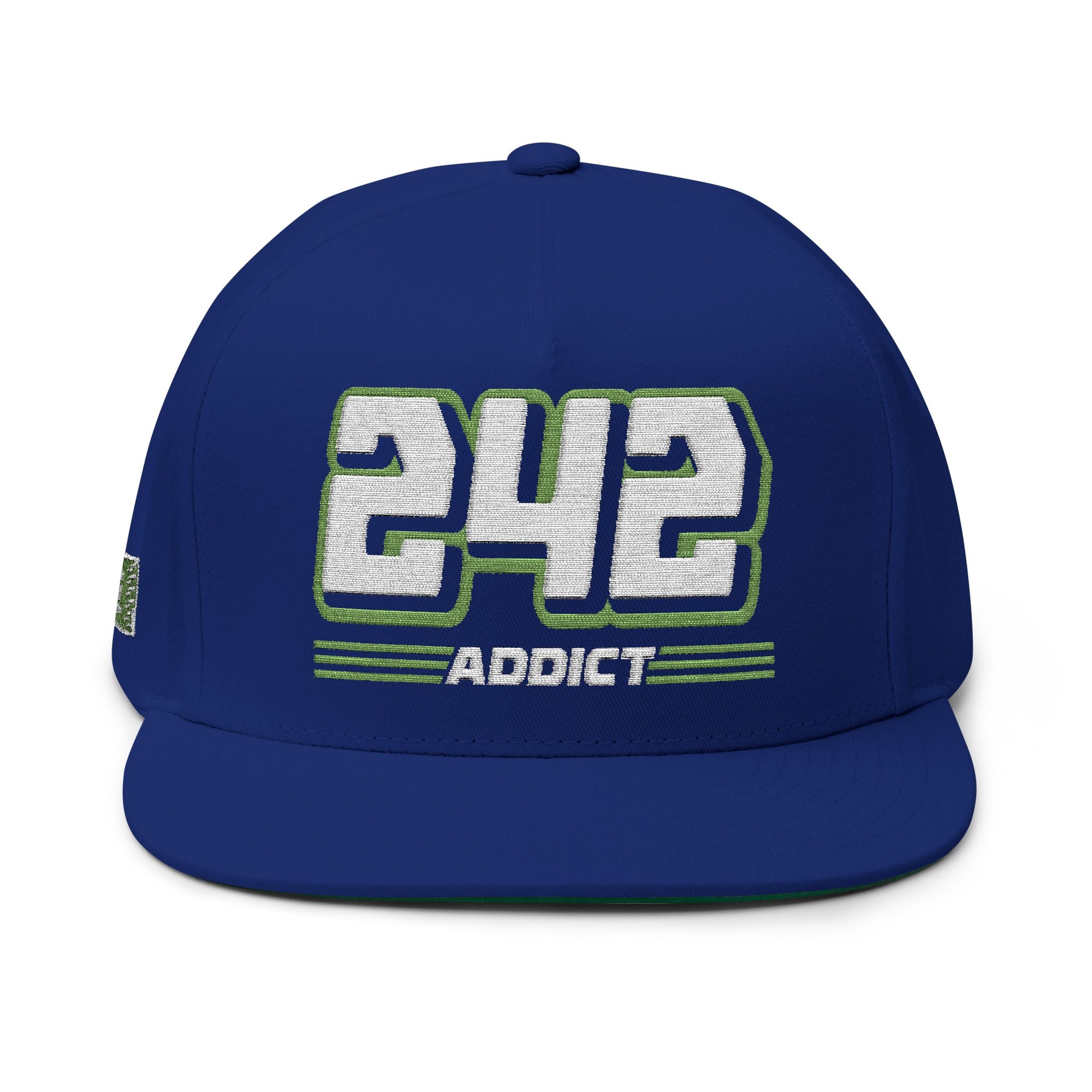 242 Addict Flat Bill Hat by ChevauxVapeur | Classic Volvo Cap - ChevauxVapeur