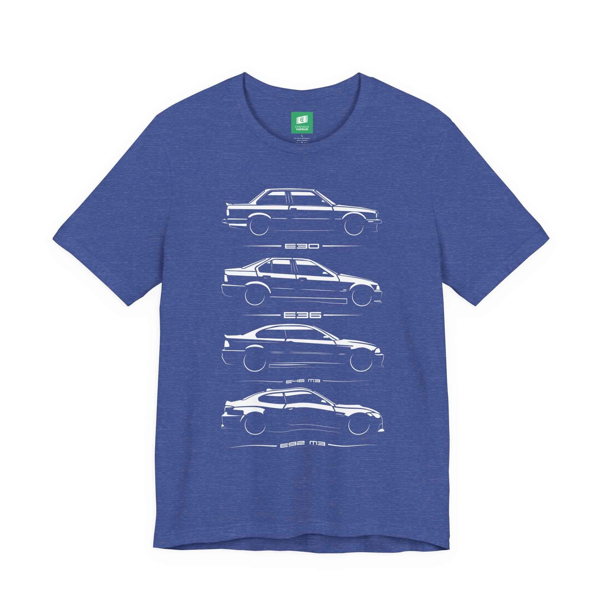 BMW 3 Series T-Shirt - E30 E36 E46 M3 E92 M3 Tee