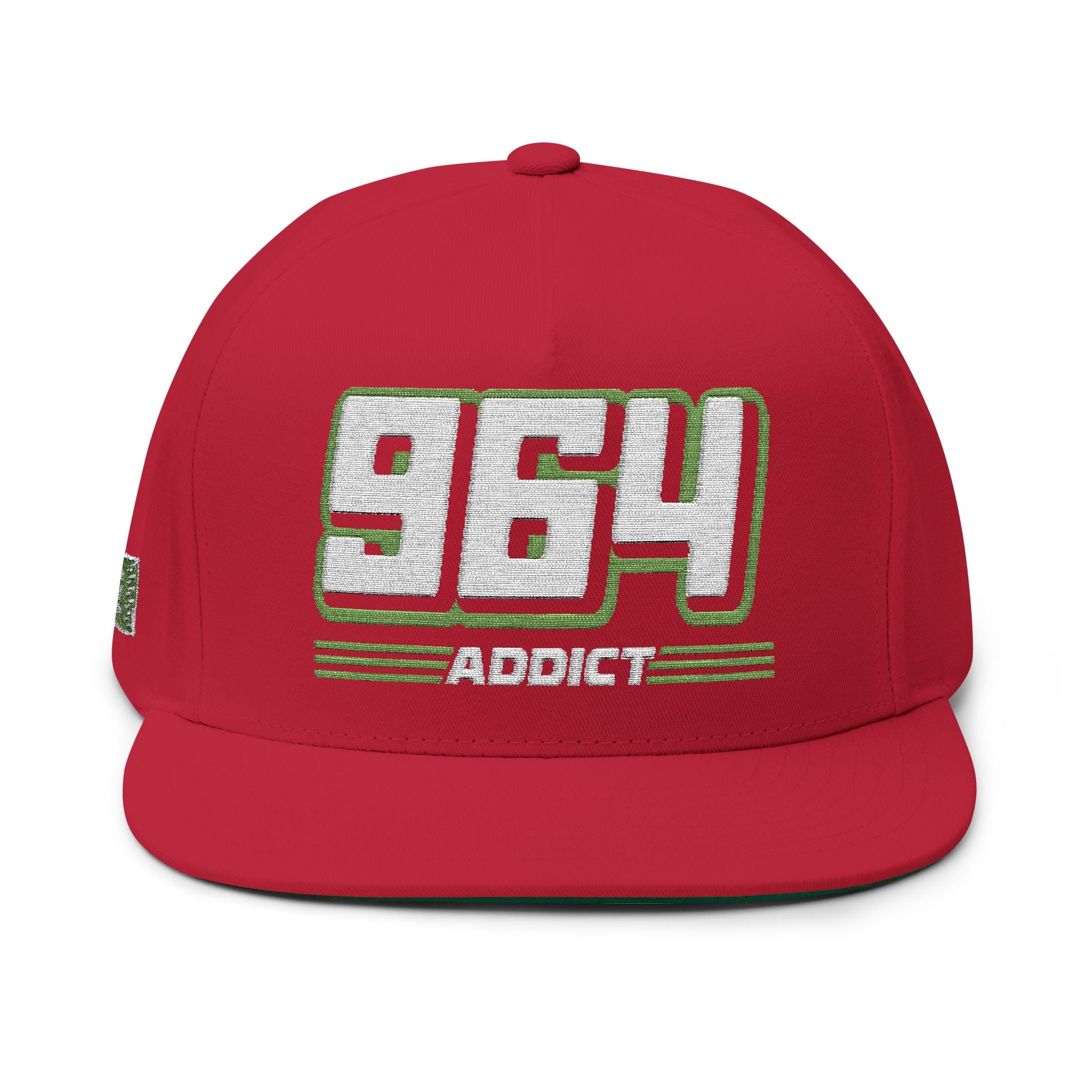 964 Addict Flat Bill Hat by ChevauxVapeur | Classic Porsche Cap - ChevauxVapeur