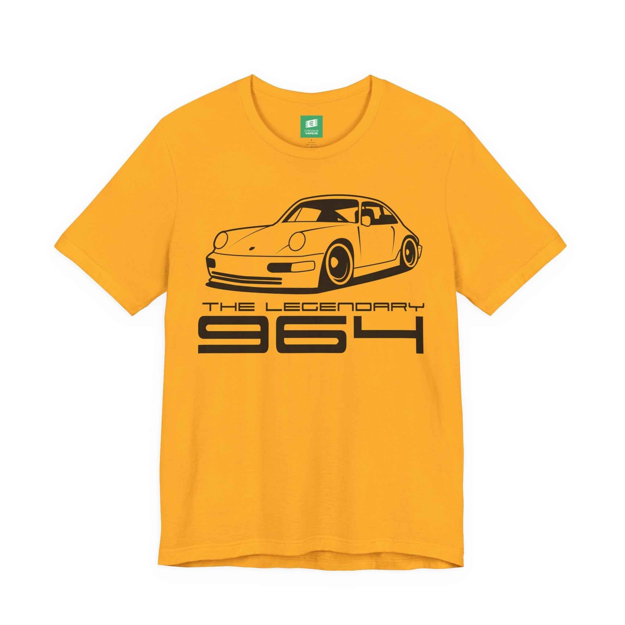 Porsche 964 T-Shirt - Legends Never Die - Aircooled Classic Car Tee