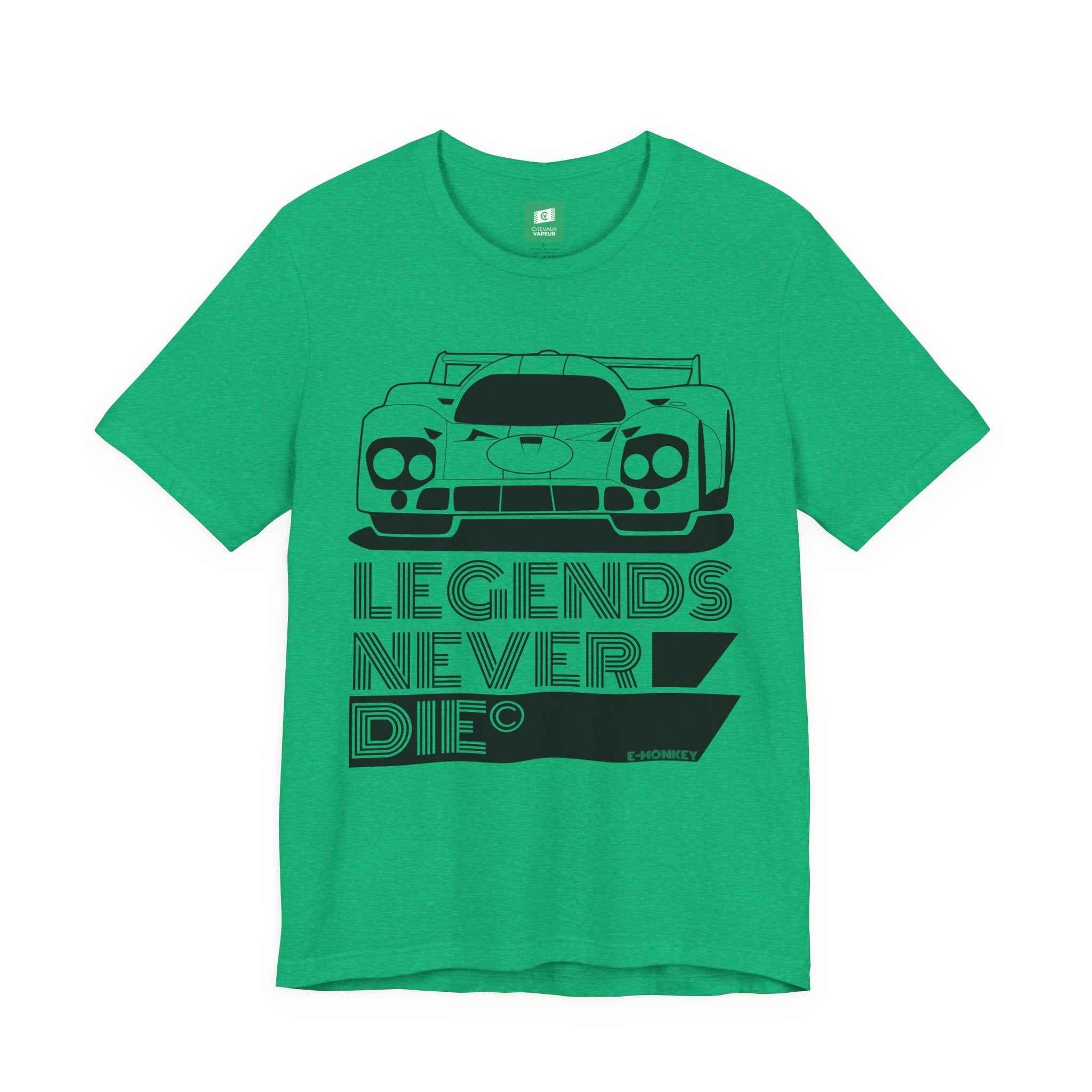 Porsche 917 T-Shirt Legends Never Die - Classic Racing Car Tee