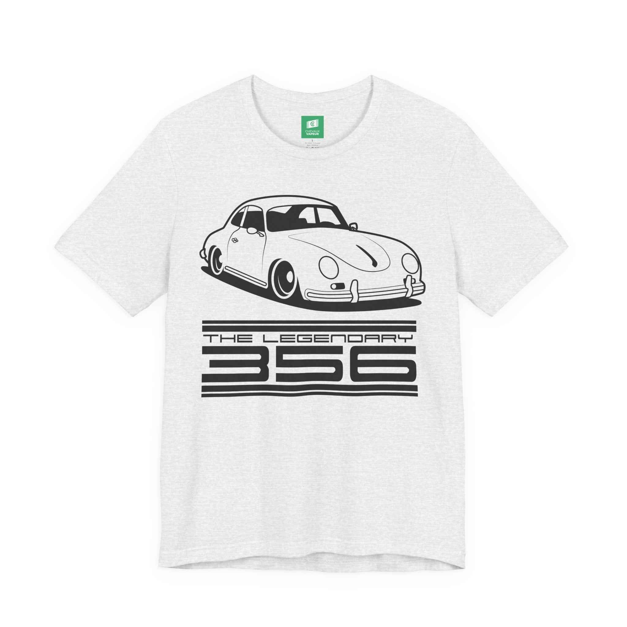 Porsche 356 T-Shirt - Legends Never Die - Classic Aircooled Porsche Tee