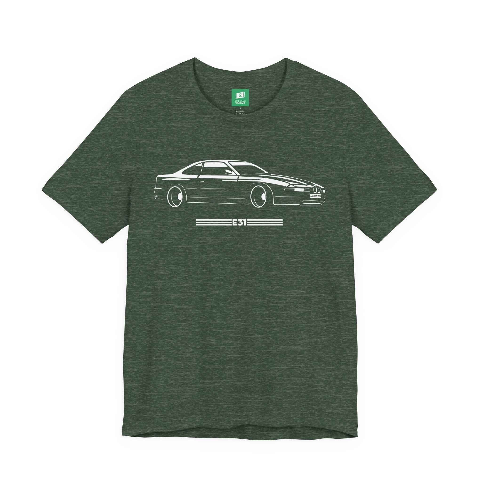 BMW E31 T-Shirt - Classic 8 Series Retro Tee