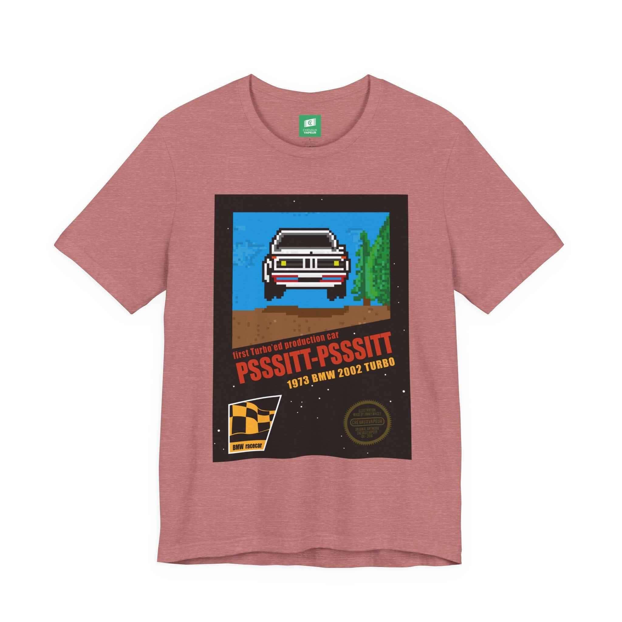 BMW 2002 NES Style T-Shirt - 8-Bit Retro Gamer Car Tee
