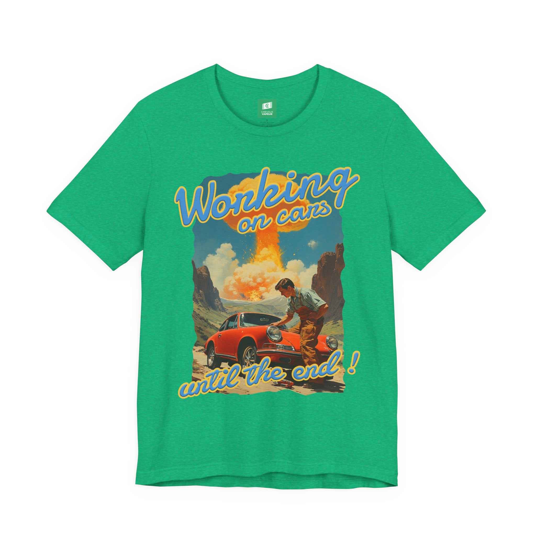 Vintage Porsche 911 Enthusiast Tee, Working on Cars Graphic Shirt