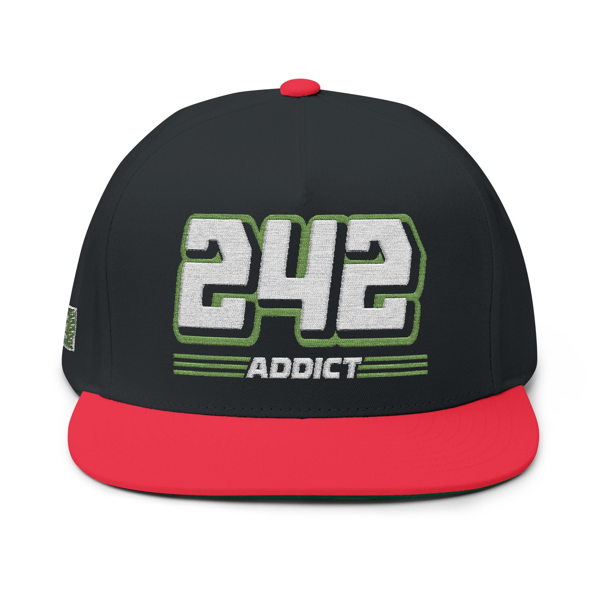 242 Addict Flat Bill Hat by ChevauxVapeur | Classic Volvo Cap - ChevauxVapeur