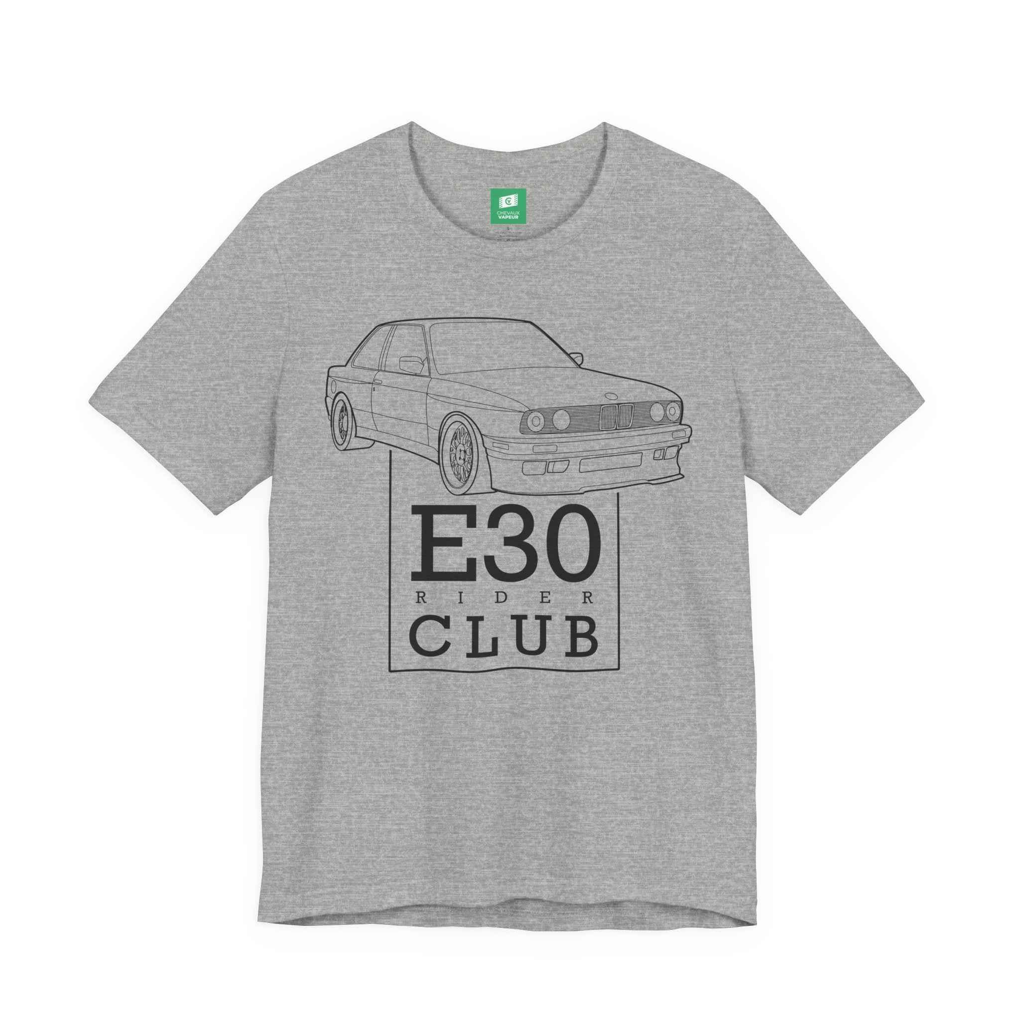 BMW E30 T-Shirt - Retro 3 Series Classic Car Tee