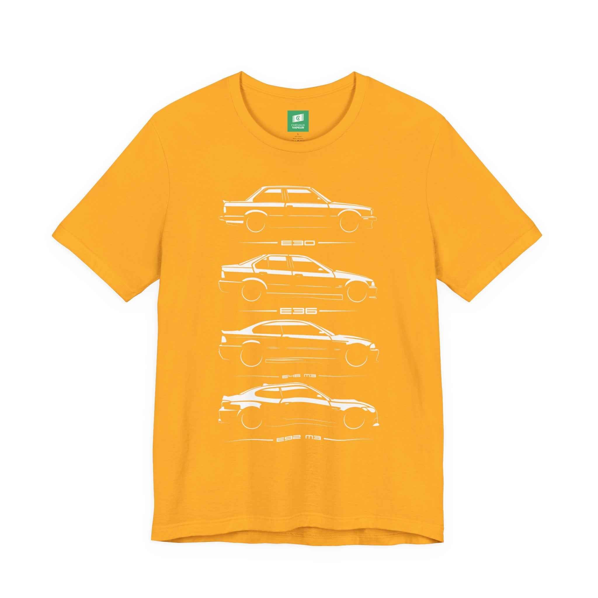 BMW 3 Series T-Shirt - E30 E36 E46 M3 E92 M3 Tee