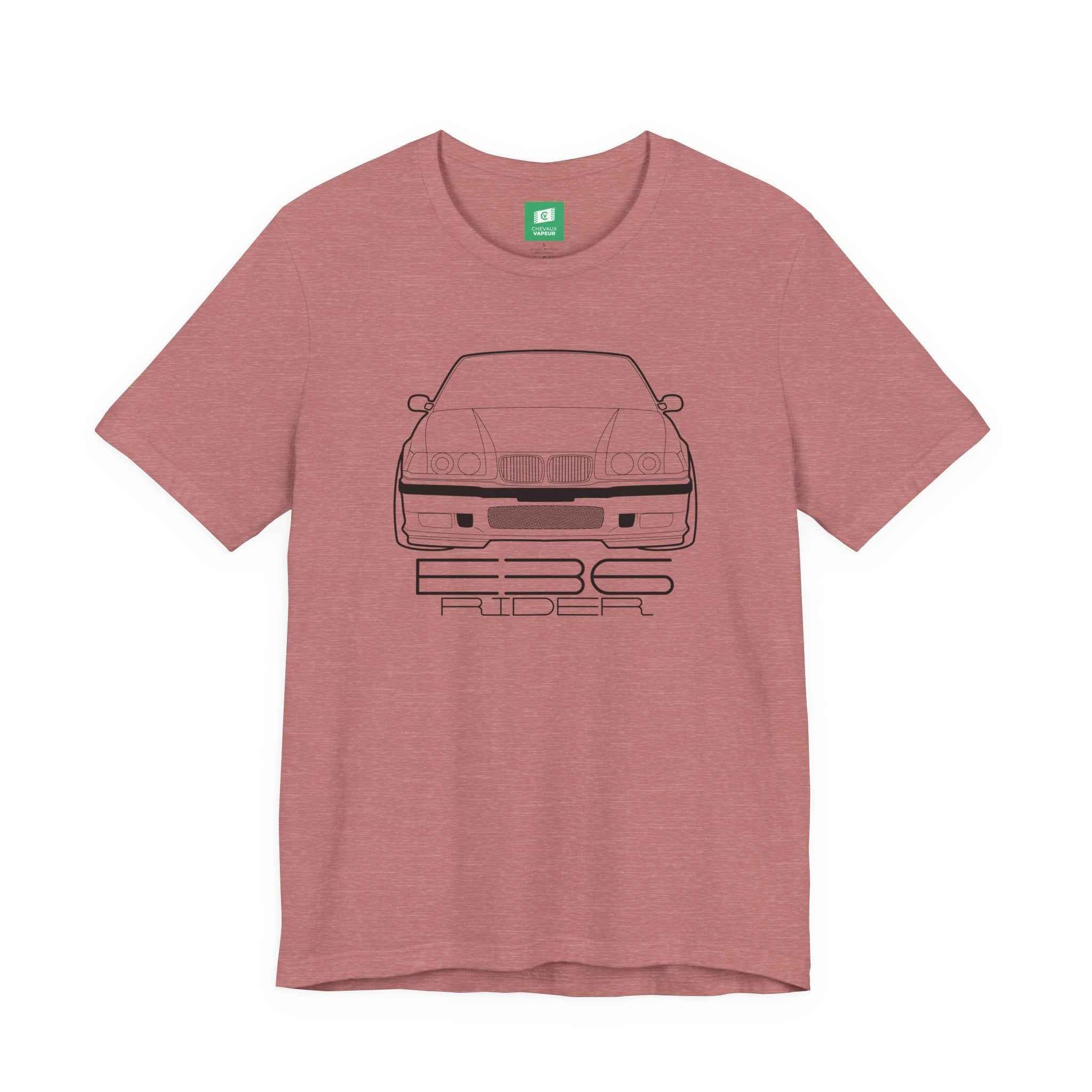 BMW E36 Rider T-Shirt - Classic 3 Series Retro Tee