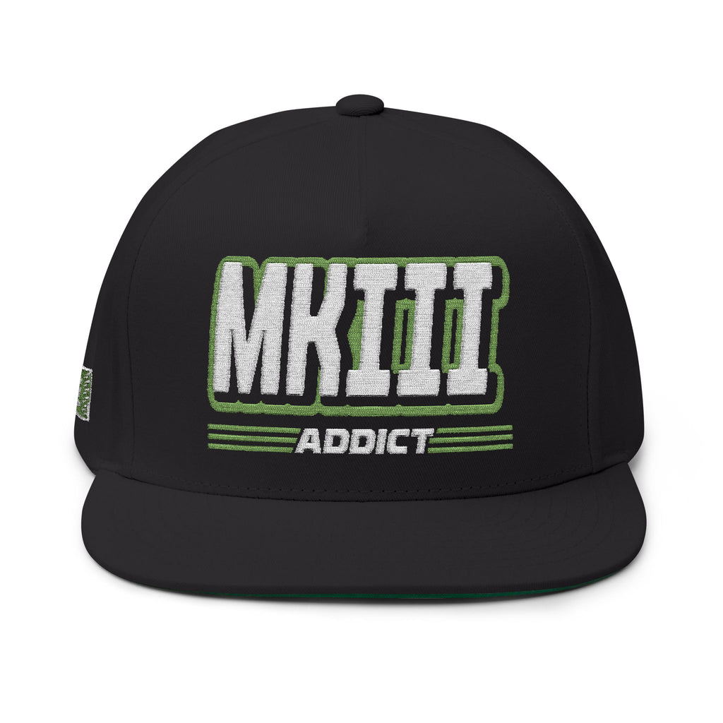 MKIII Addict Flat Bill Hat by ChevauxVapeur | Classic VW Cap - ChevauxVapeur