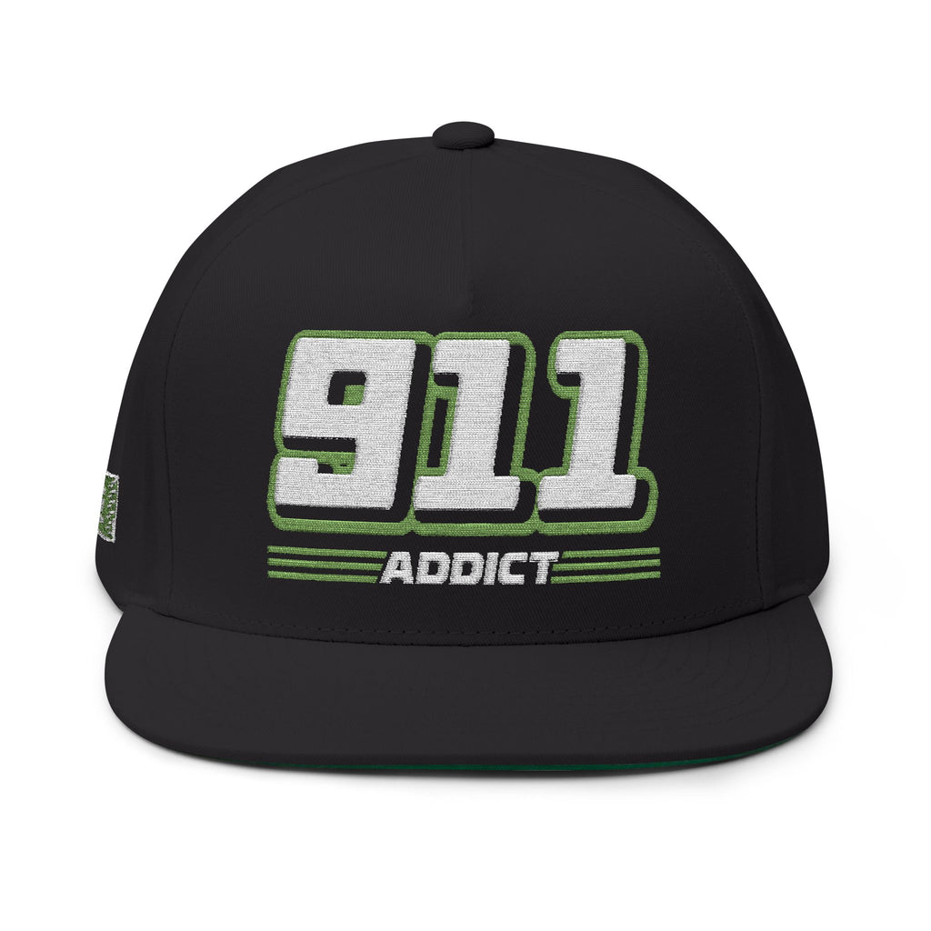 911 Addict Flat Bill Hat by ChevauxVapeur | Classic Porsche Cap - ChevauxVapeur
