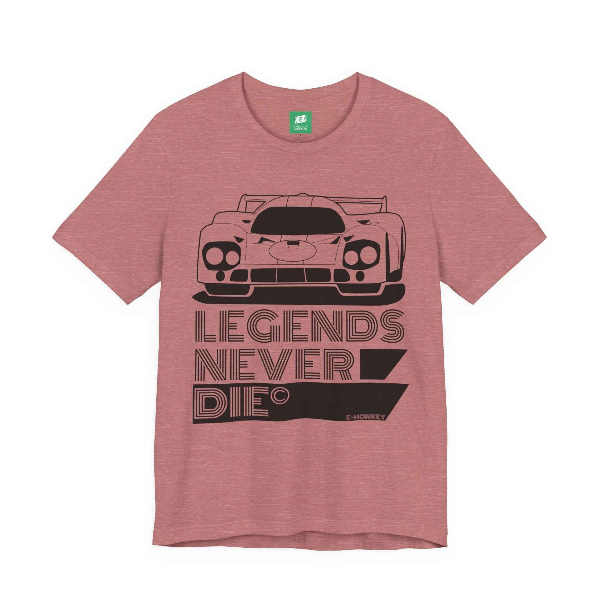 Porsche 917 T-Shirt Legends Never Die - Classic Racing Car Tee