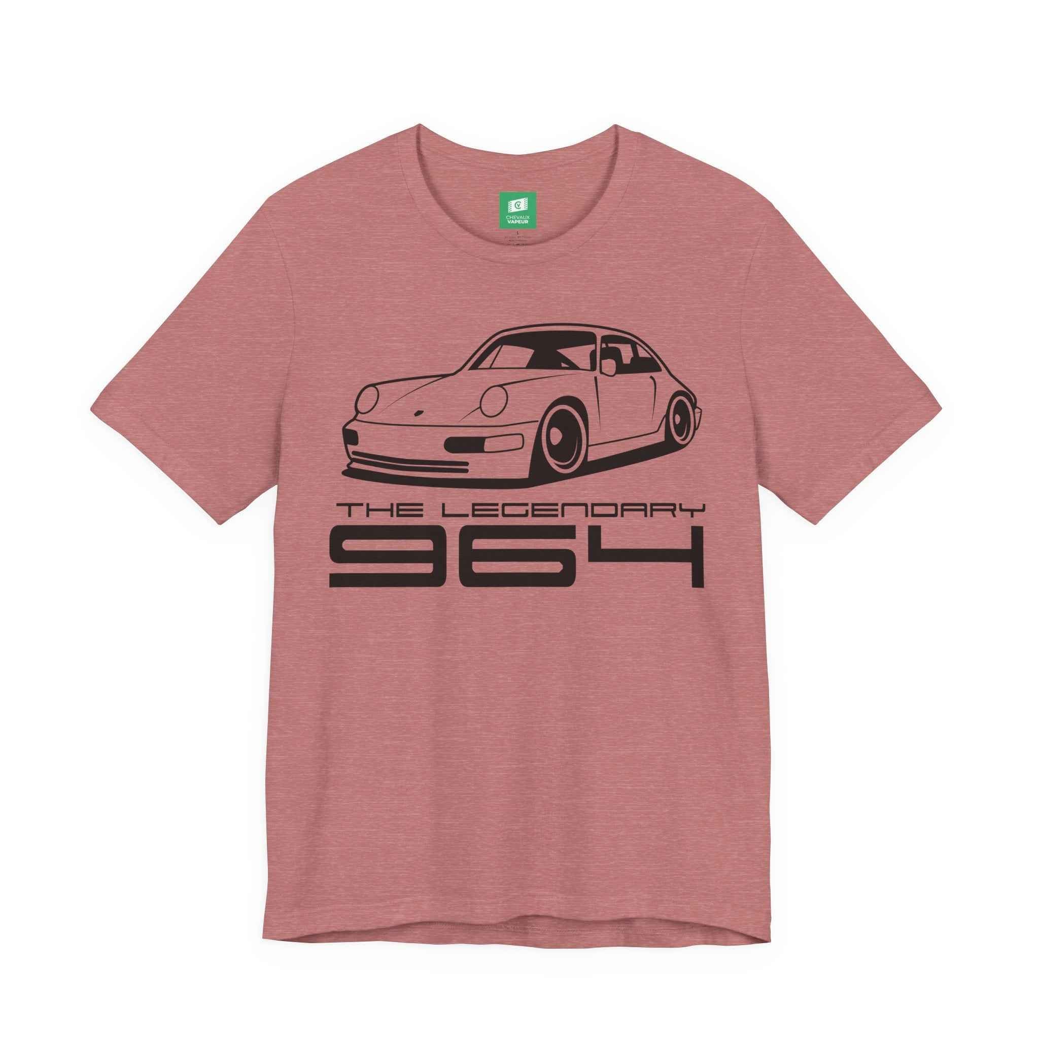 Porsche 964 T-Shirt - Legends Never Die - Aircooled Classic Car Tee