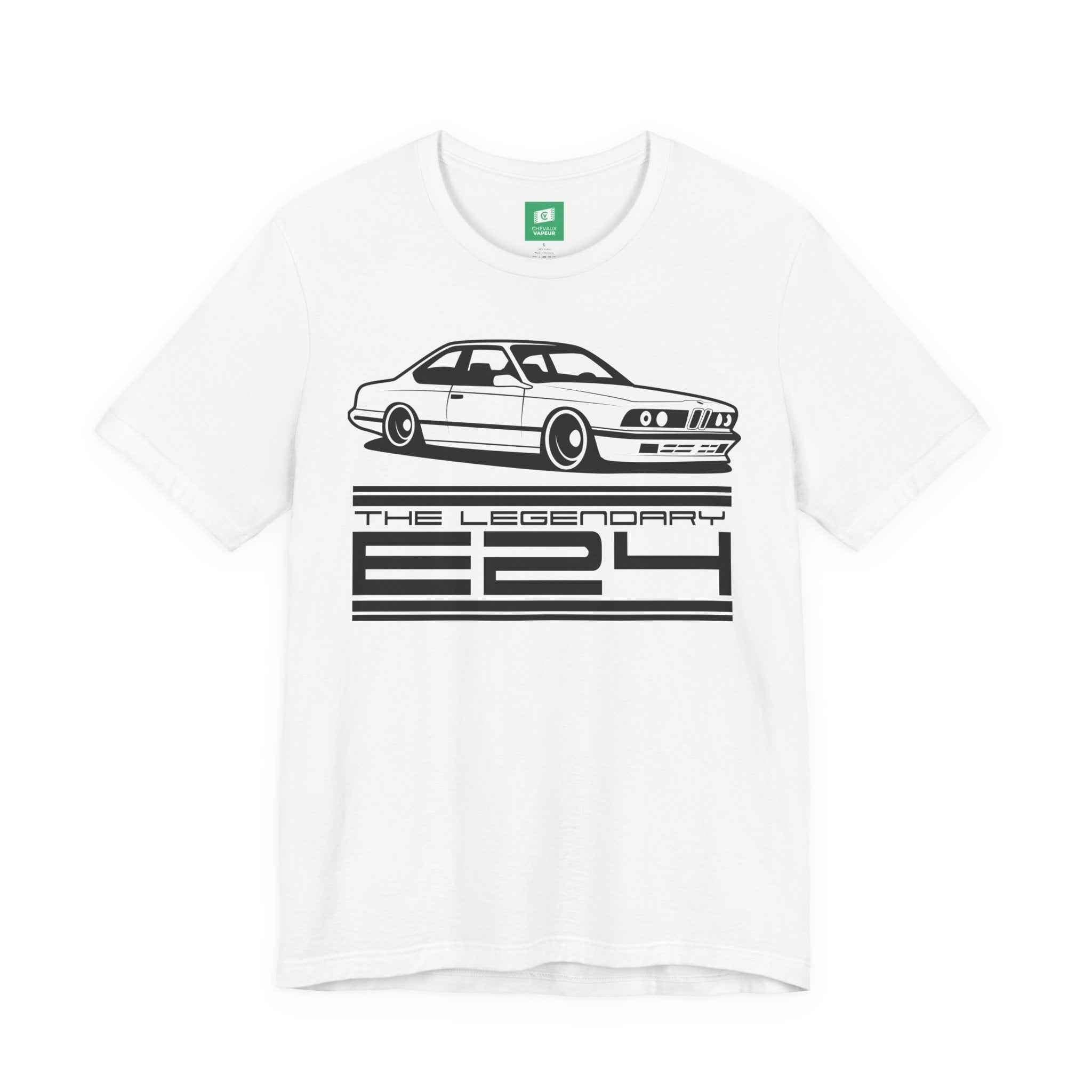 BMW E24 T-Shirt Legends Never Die - Retro Sharknose 6 Series Tee