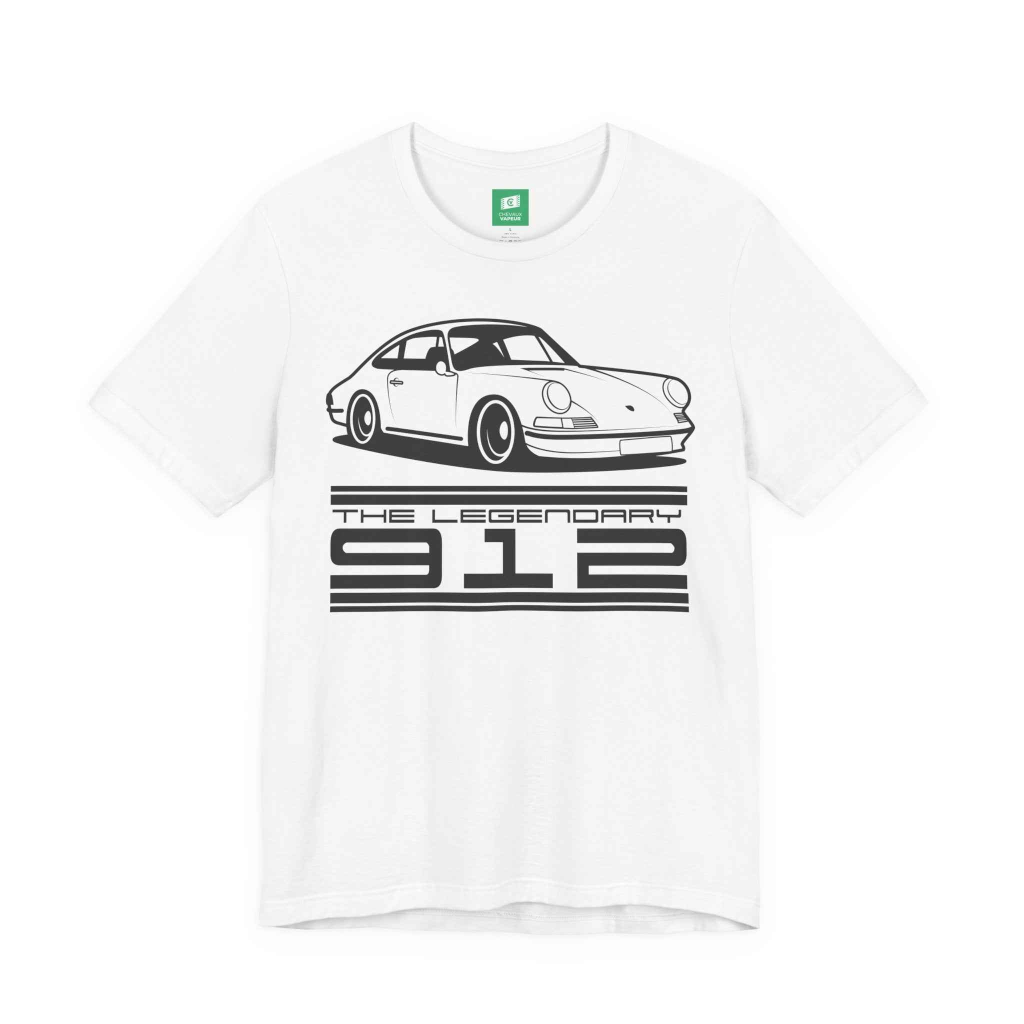 Porsche 912 T-Shirt Legends Never Die - Vintage Aircooled Classic Car Tee