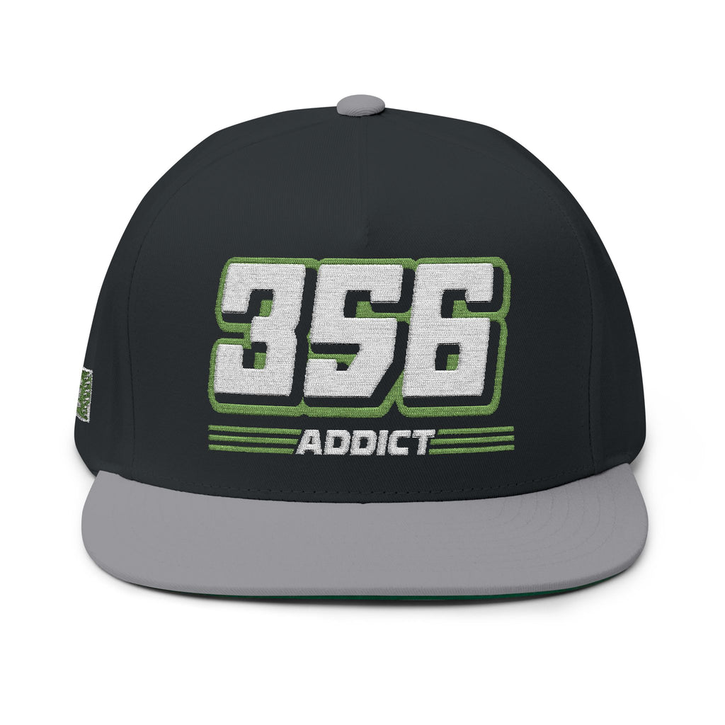 356 Addict Flat Bill Hat by ChevauxVapeur | Classic Porsche Cap - ChevauxVapeur