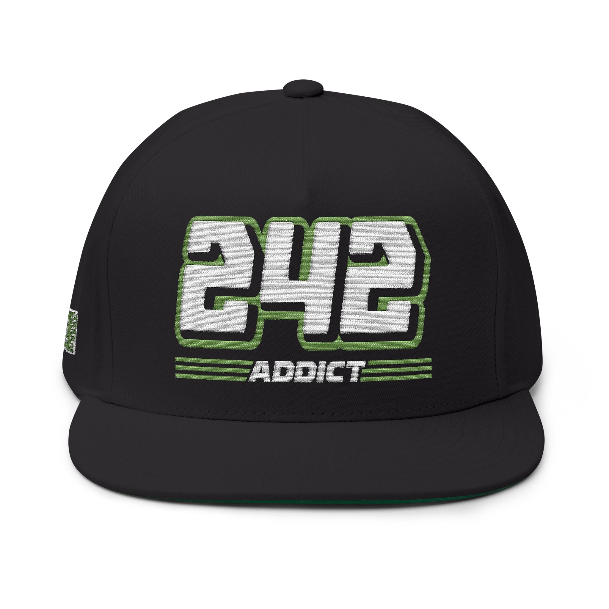 242 Addict Flat Bill Hat by ChevauxVapeur | Classic Volvo Cap - ChevauxVapeur