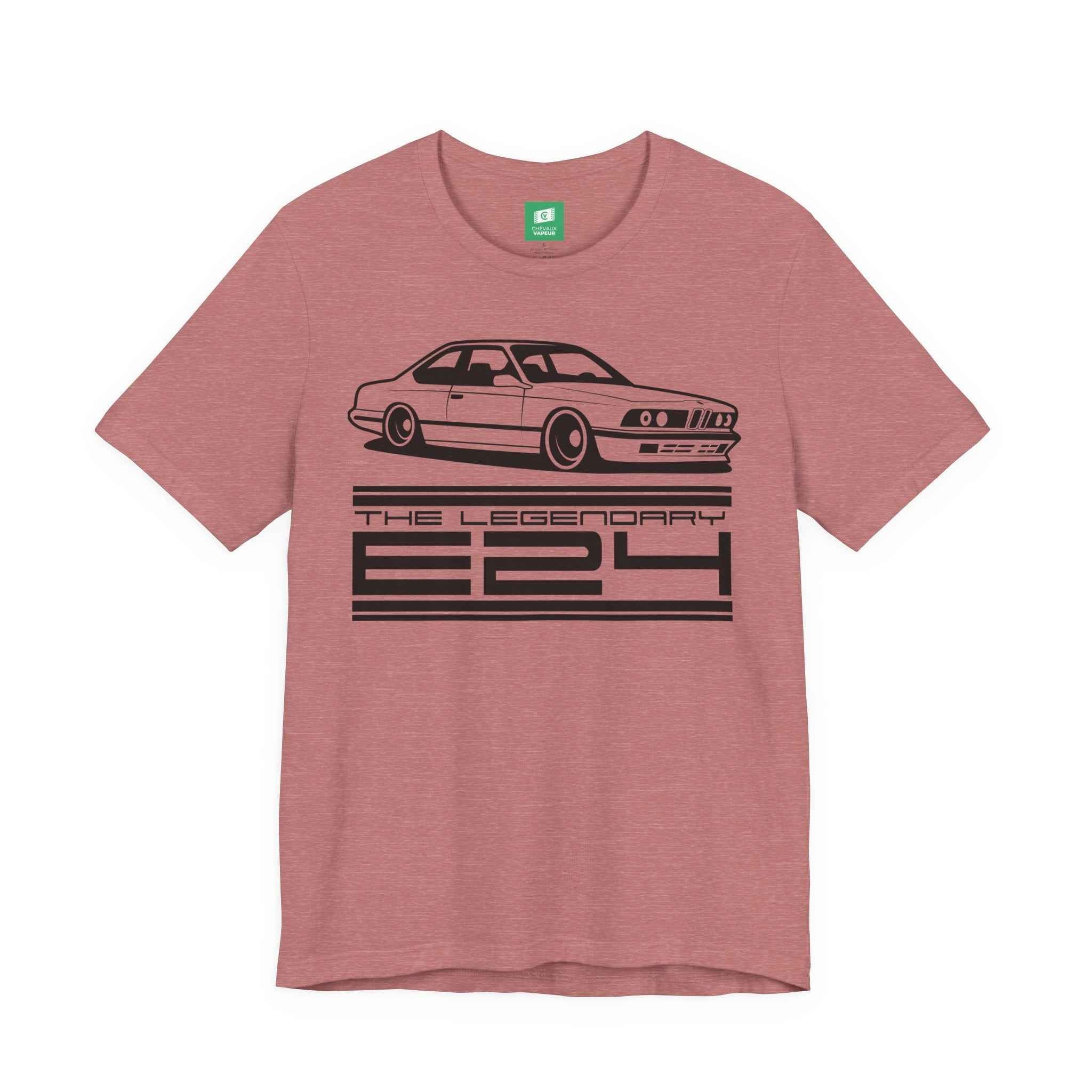 BMW E24 T-Shirt Legends Never Die - Retro Sharknose 6 Series Tee