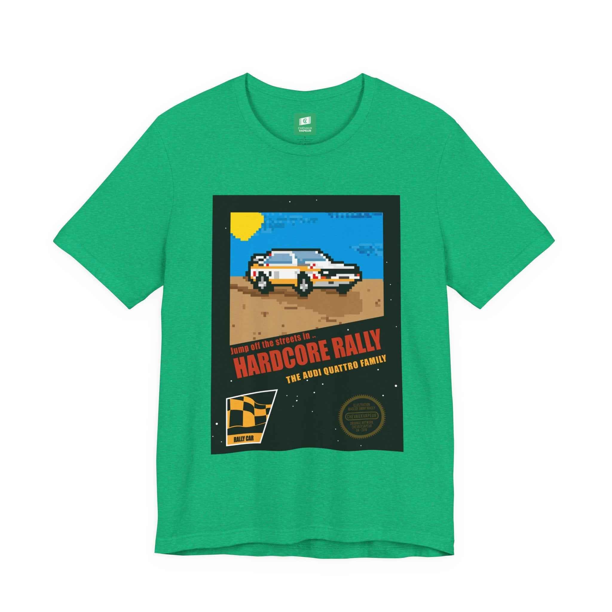 Audi Quattro NES Style T-Shirt - 8-Bit Rally Pixel Art Tee