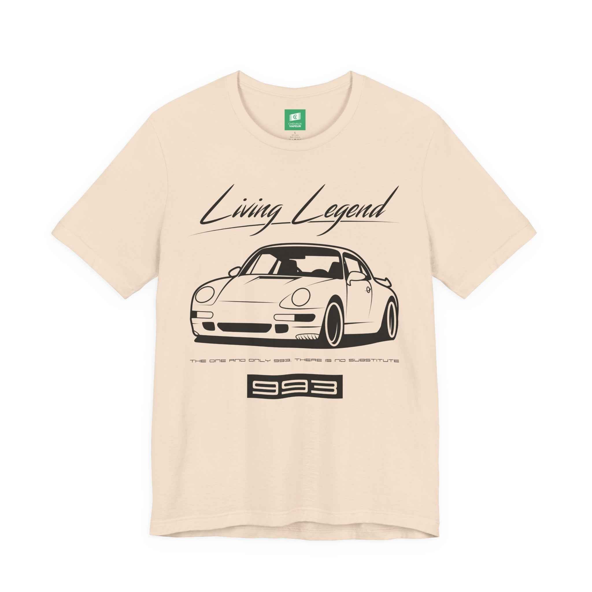 Porsche 993 T-Shirt - Legends Never Die - Last Aircooled 911 Tee