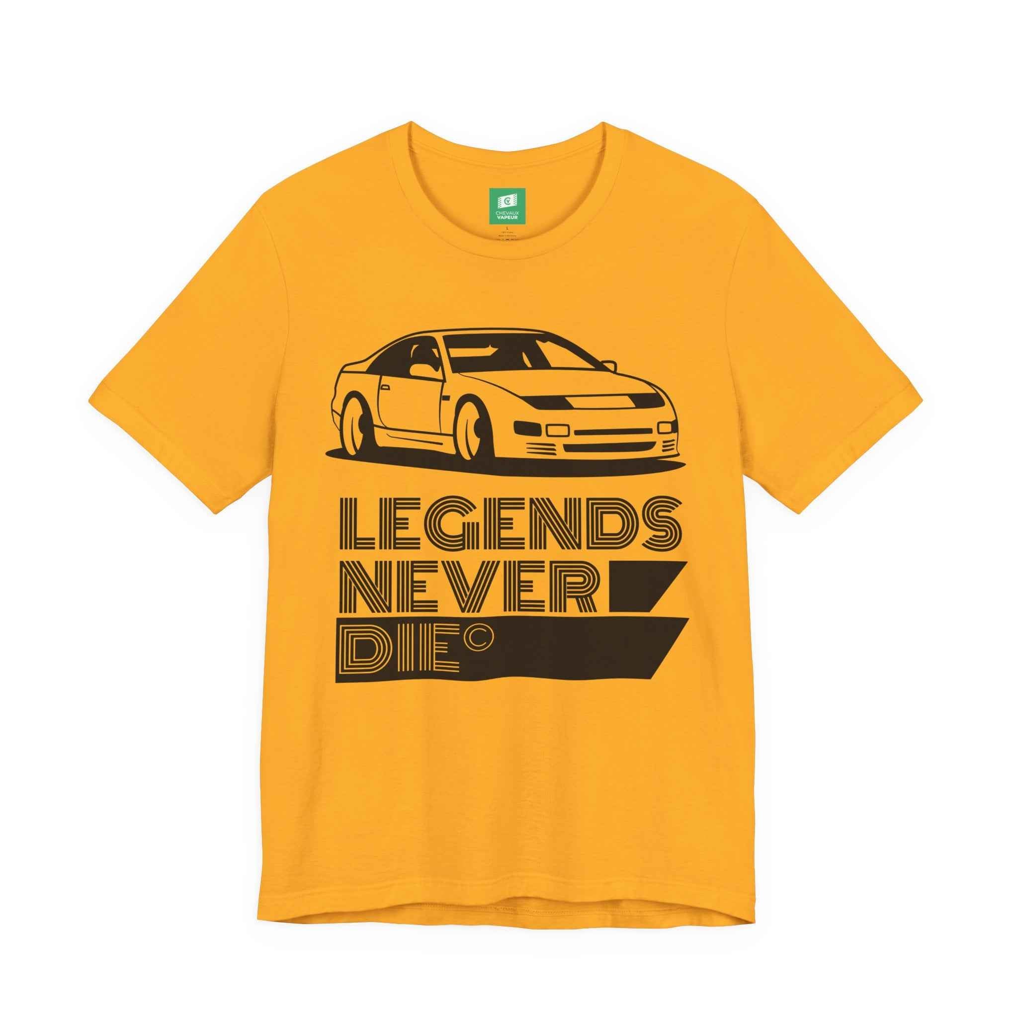 Nissan Z32 300ZX T-Shirt - Legends Never Die - Retro JDM Twin Turbo Z Tee