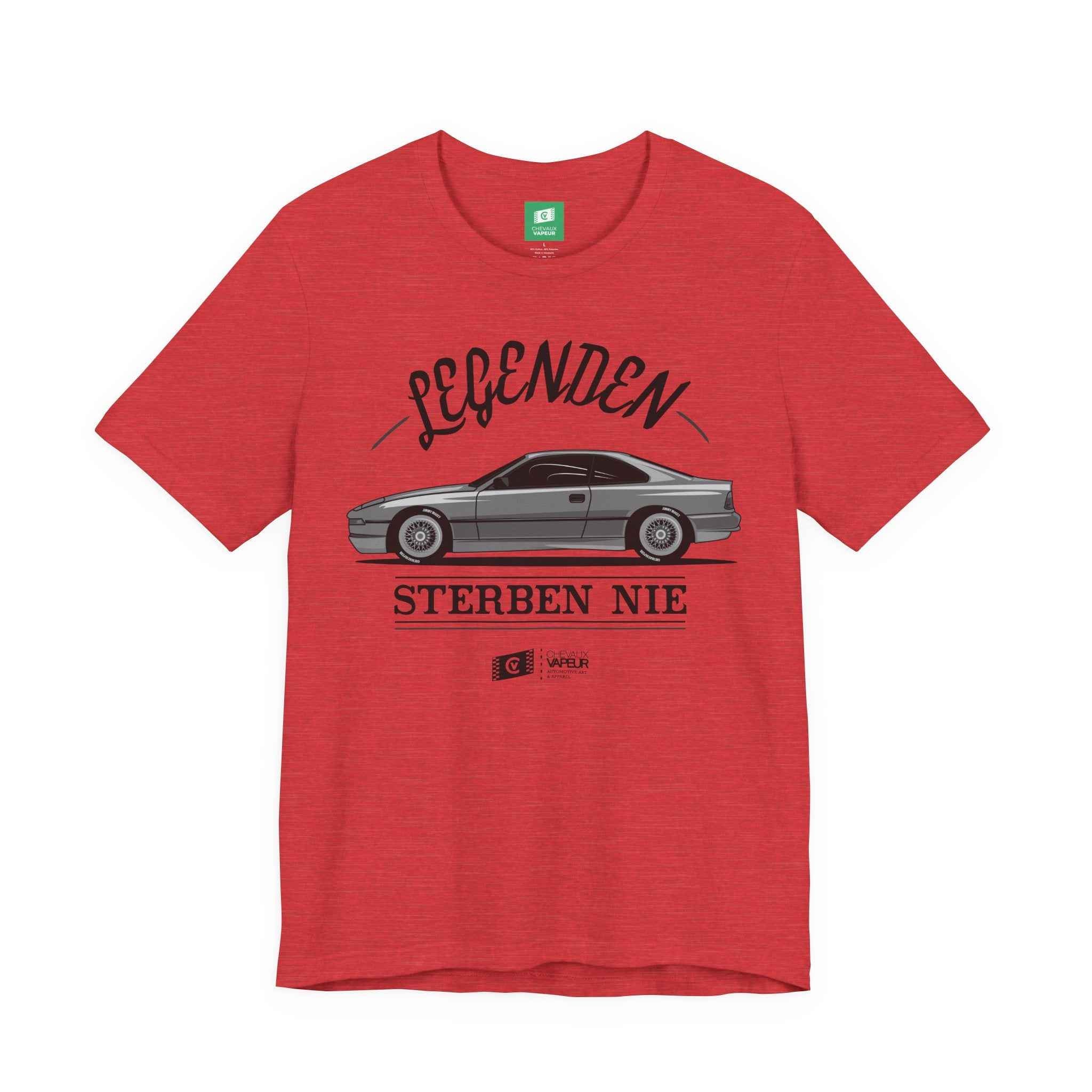 BMW E31 T-Shirt Legends Never Die - Classic 8 Series Retro Tee