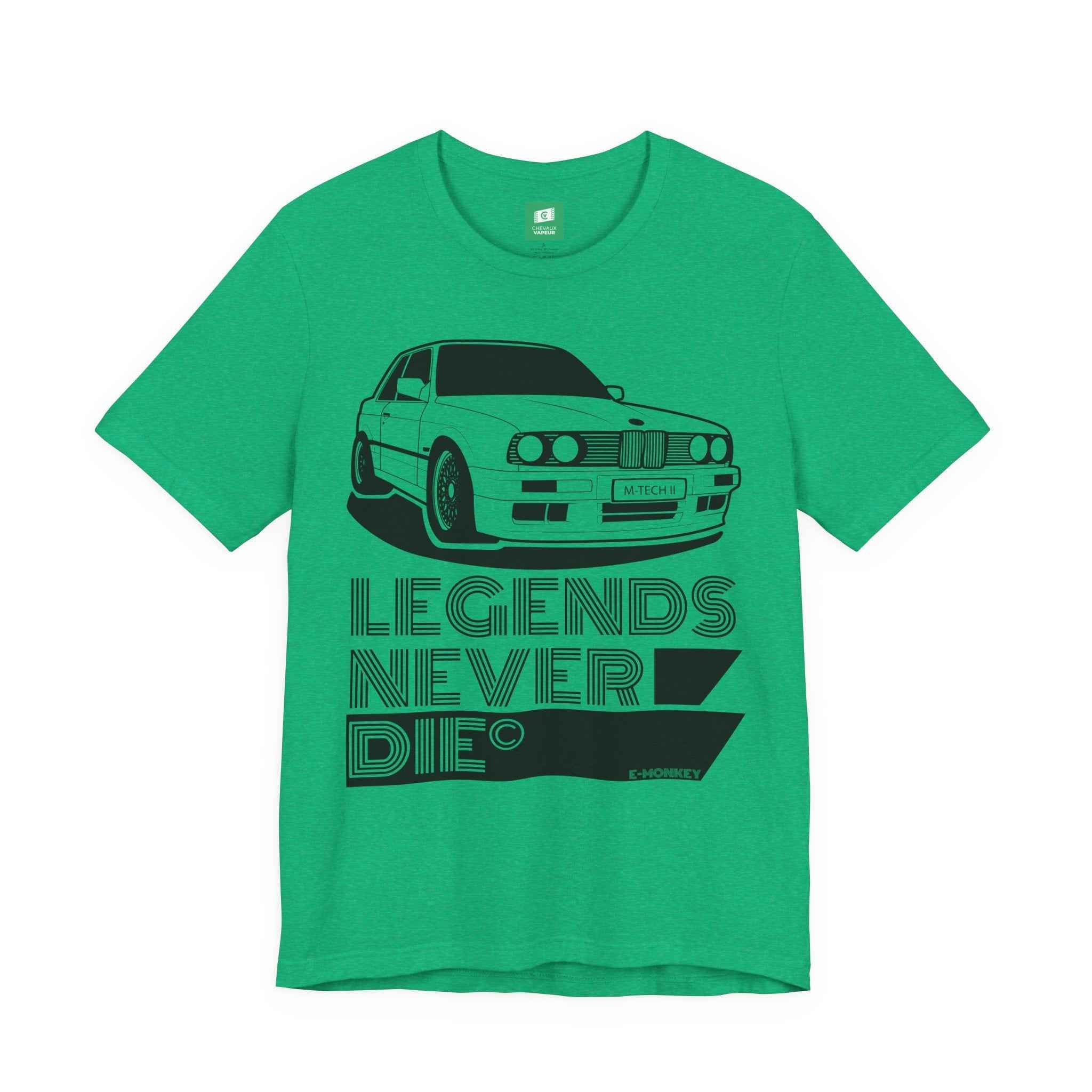 BMW E30 M-Tech 2 T-Shirt - Legends Never Die